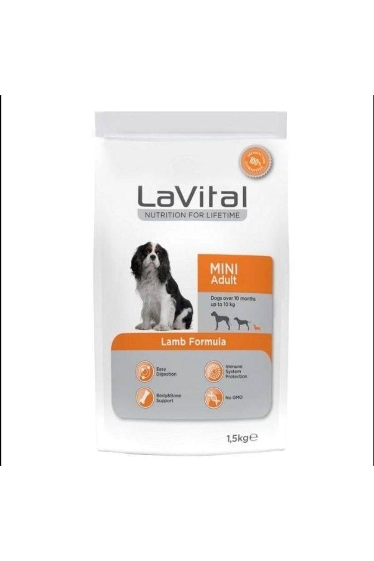 YNT İthalat Lavital Kuzu Etli Küçük Irk Yetişkin Köpek Maması 1.5 Kg