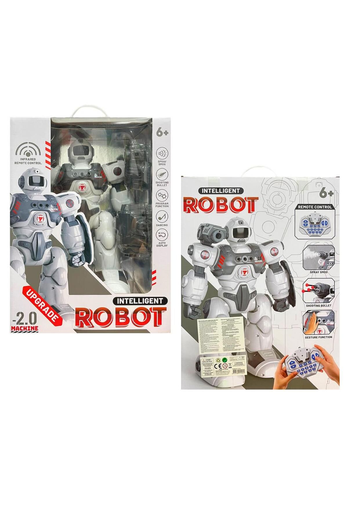 hak-iş oyuncak Uzaktan Kumandalı Büyük Boy Ok Atan Robot