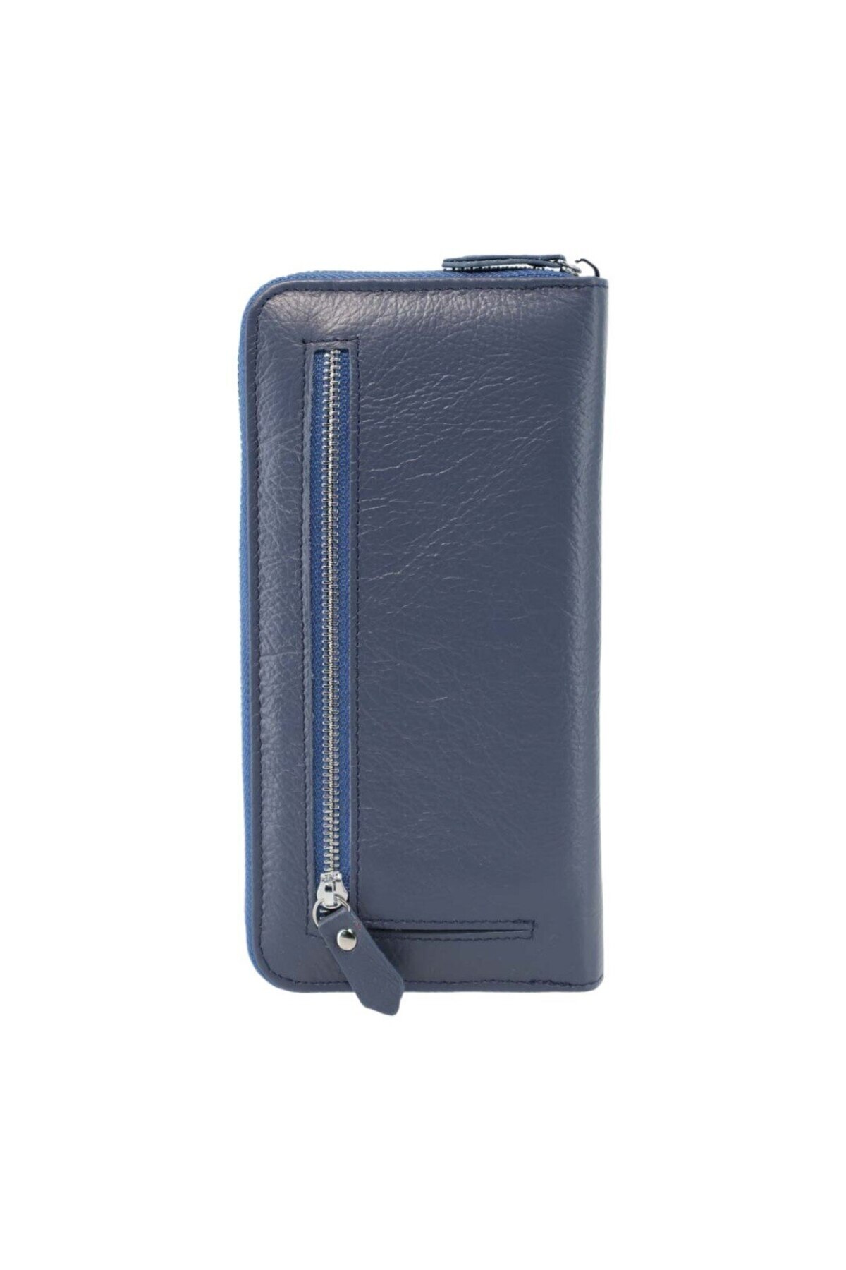 OEM-Women's genuine leather wallet, HASSION, B02, navy blue 6