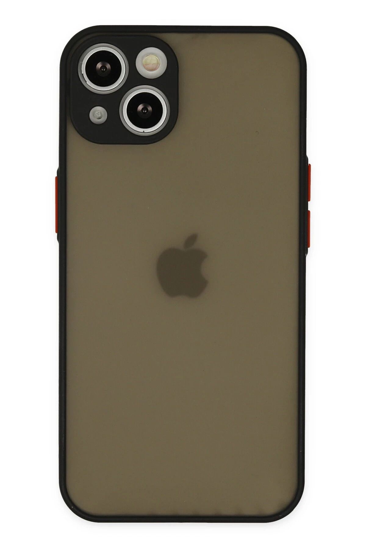 NewFace iPhone 14 Kılıf Montreal Silikon Kapak - Siyah BSTMY