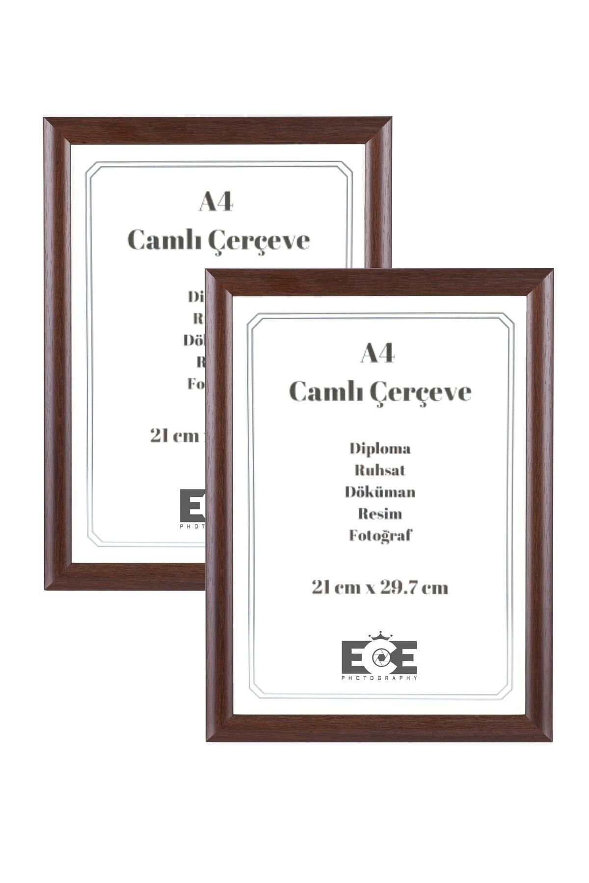 AS TİCARET 2 Adet Pvc Camlı A4 Çerçeve