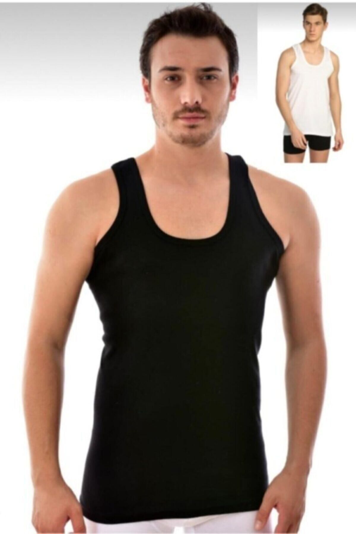 KEYAL Seher 6'lı Paket Seher Klasik Erkek Atlet