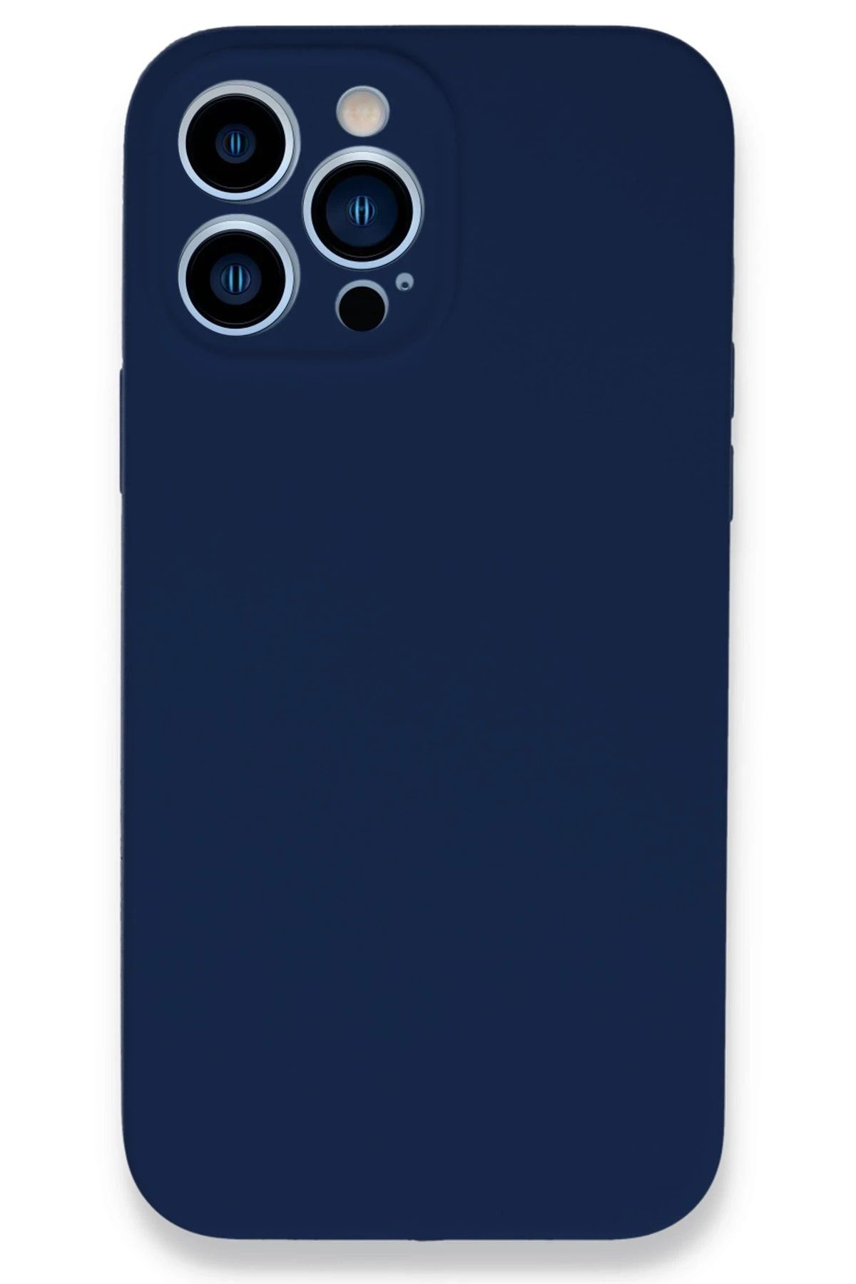 NewFace iPhone 13 Pro Kılıf Lansman Legant Silikon - Lacivert YNSMR