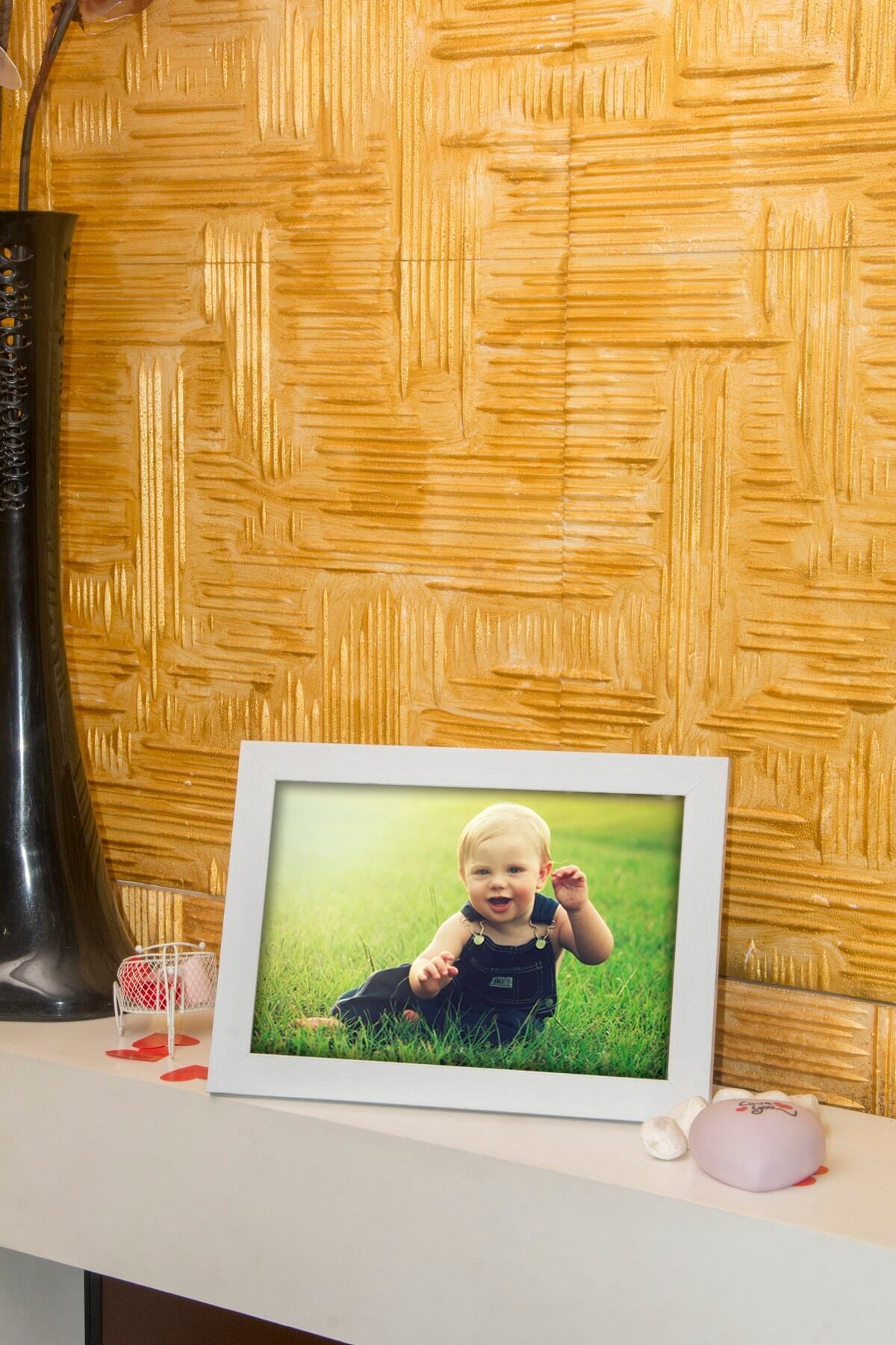 AS TİCARET A4 21 30 Fotoğraf Çerçevesi Arkalıklı Resim Çerçevesi Ayaklı Model 20 30 Çerçeve