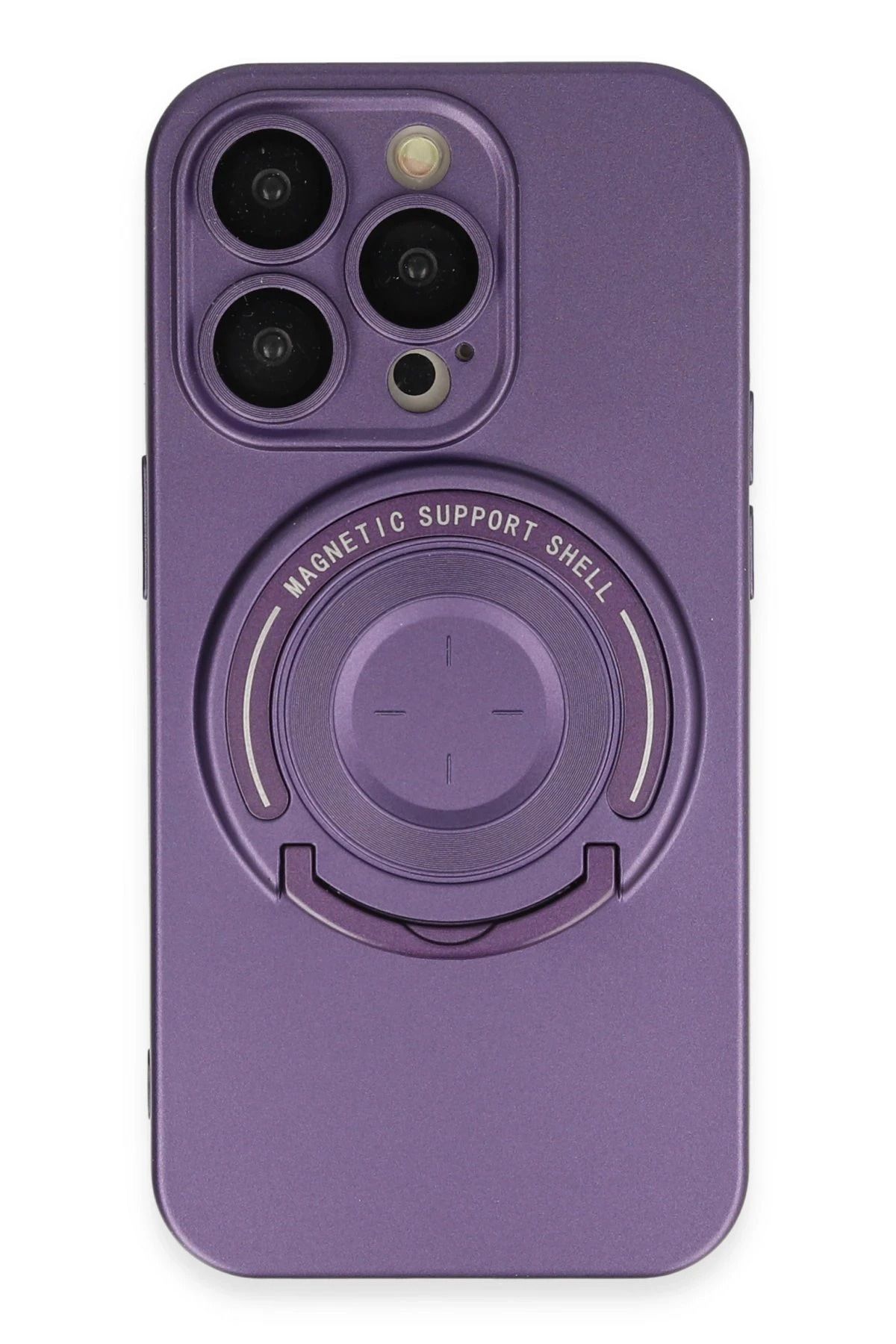 NewFace iPhone 13 Pro Kılıf Lukka Magneticsafe Kapak - Derin Mor NRMSA