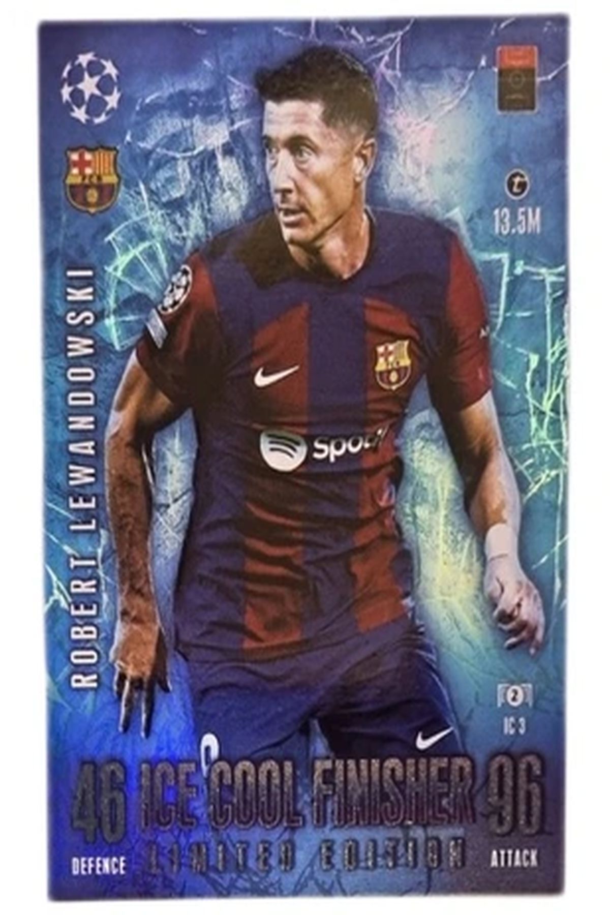Topps Ice Cool Finishers Robert Lewandowski Limited Edition Futbolcu Kartı