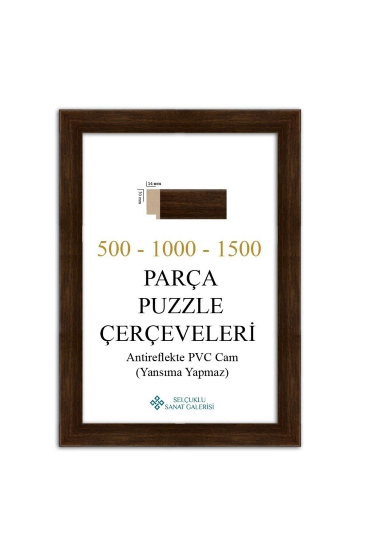 AS TİCARET Puzzle Çerçevesi 30 Mm 50x70 Cm (1000'luk) Kahverengi