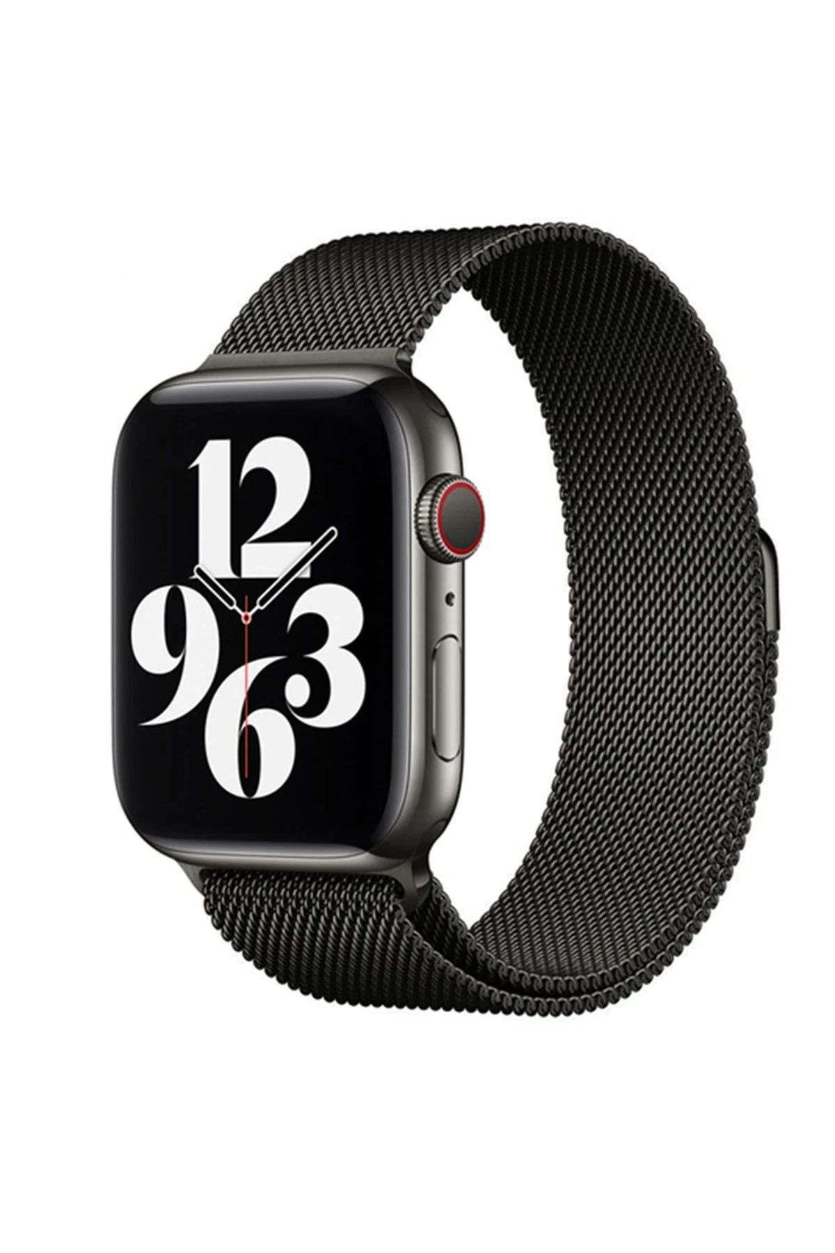 NewFace Apple Watch 38mm Metal Mıknatıslı Kordon - Siyah FERRG