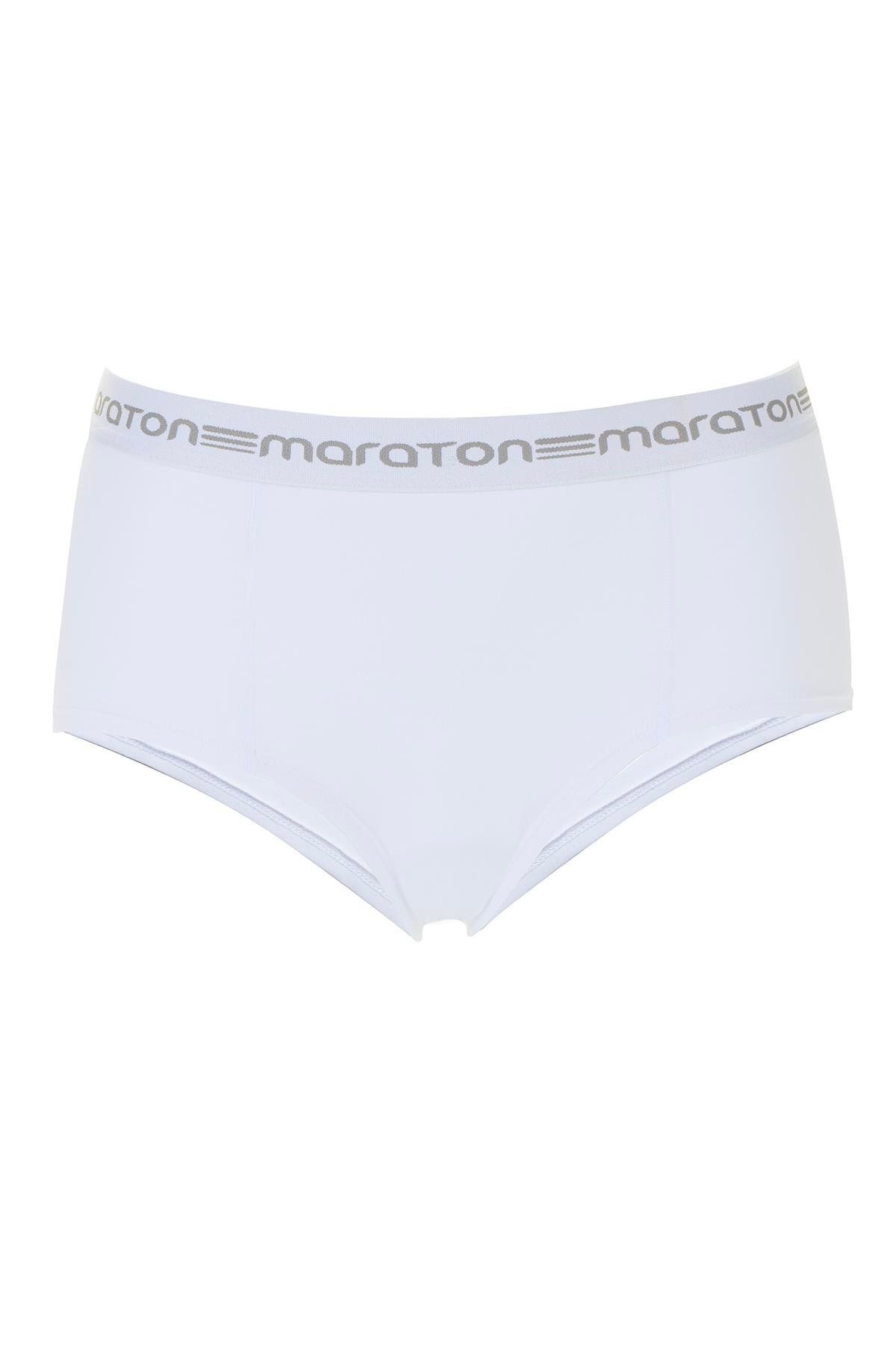 MARATON SlimFit Kadın Beyaz Boxer 21201