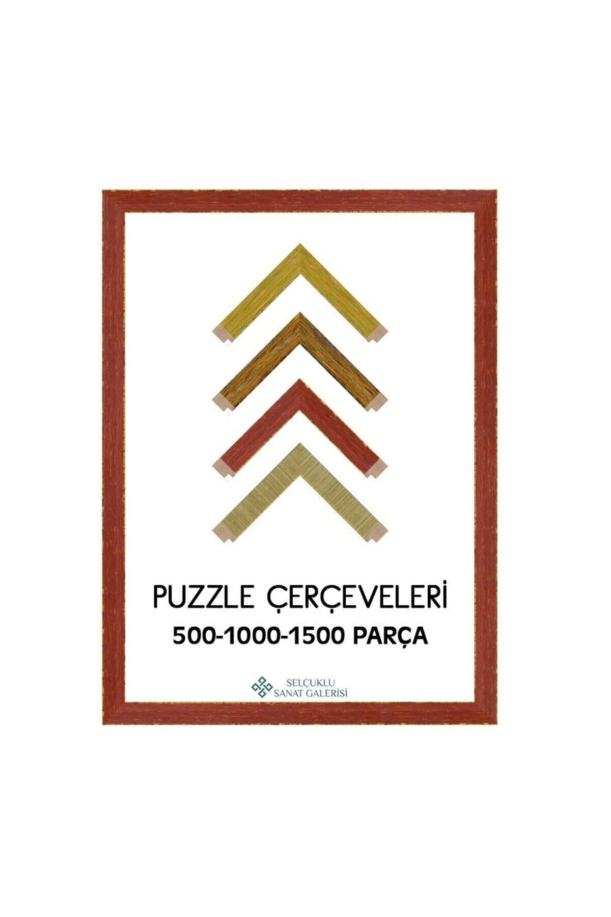 AS TİCARET Puzzle Çerçevesi Eskitme 30 Mm - 50x70 (1000'luk) - Kahverengi