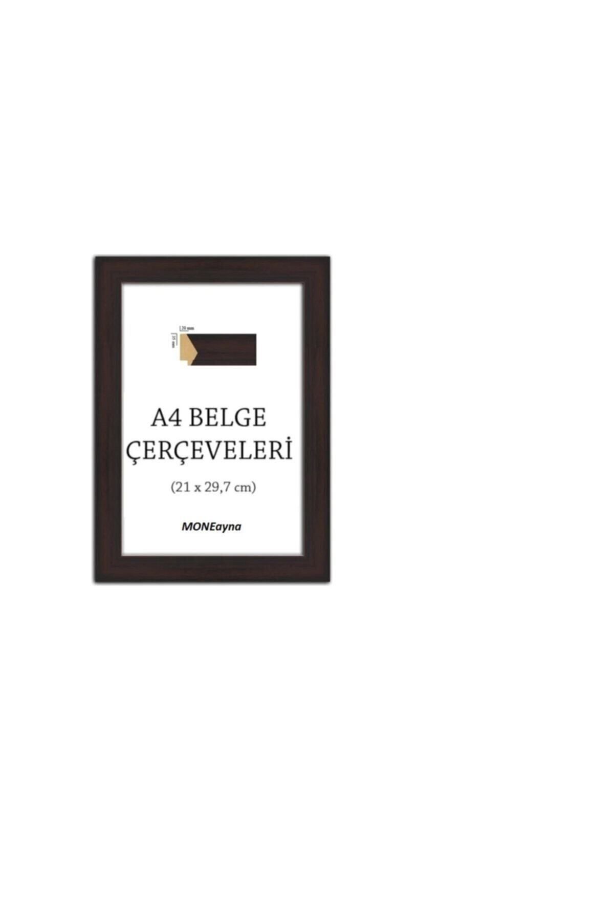 AS TİCARET A4 Belgelik 1.Sınıf Kahve Sertifika Çerçevesi (35mm)
