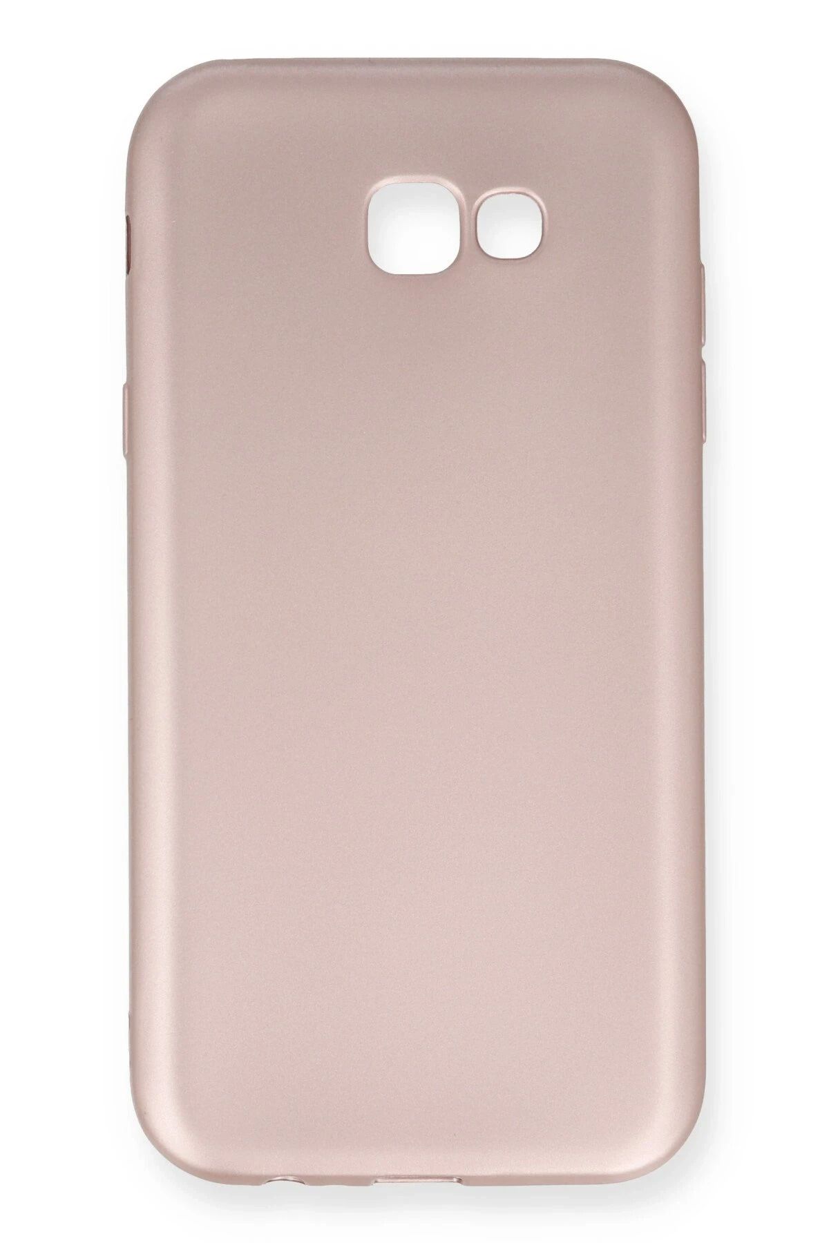 NewFace Samsung Galaxy A7 2017 / A720 Kılıf First Silikon - Rose Gold YNSMR