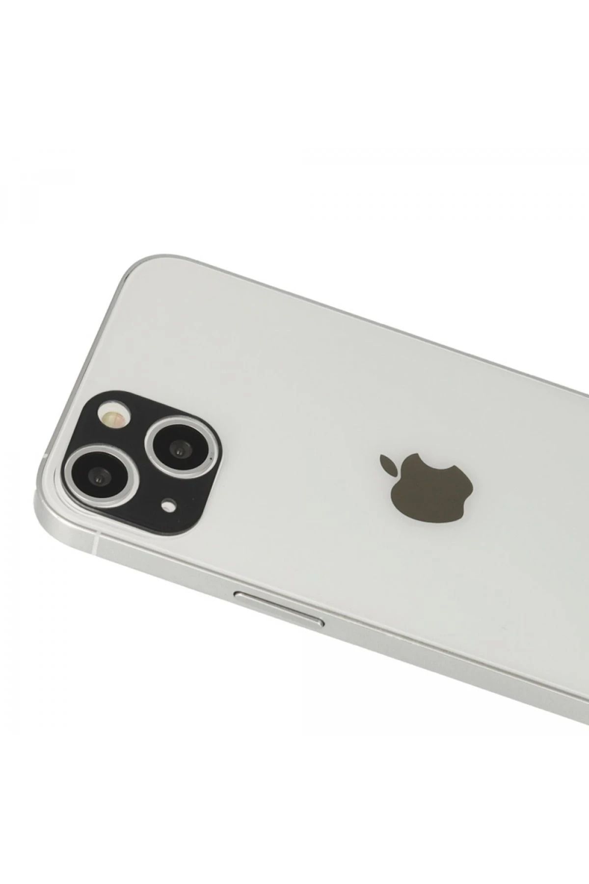 NewFace iPhone 13 Uyumlu  Rainbow Kamera Lens Koruma Cam - Siyah DRSTR