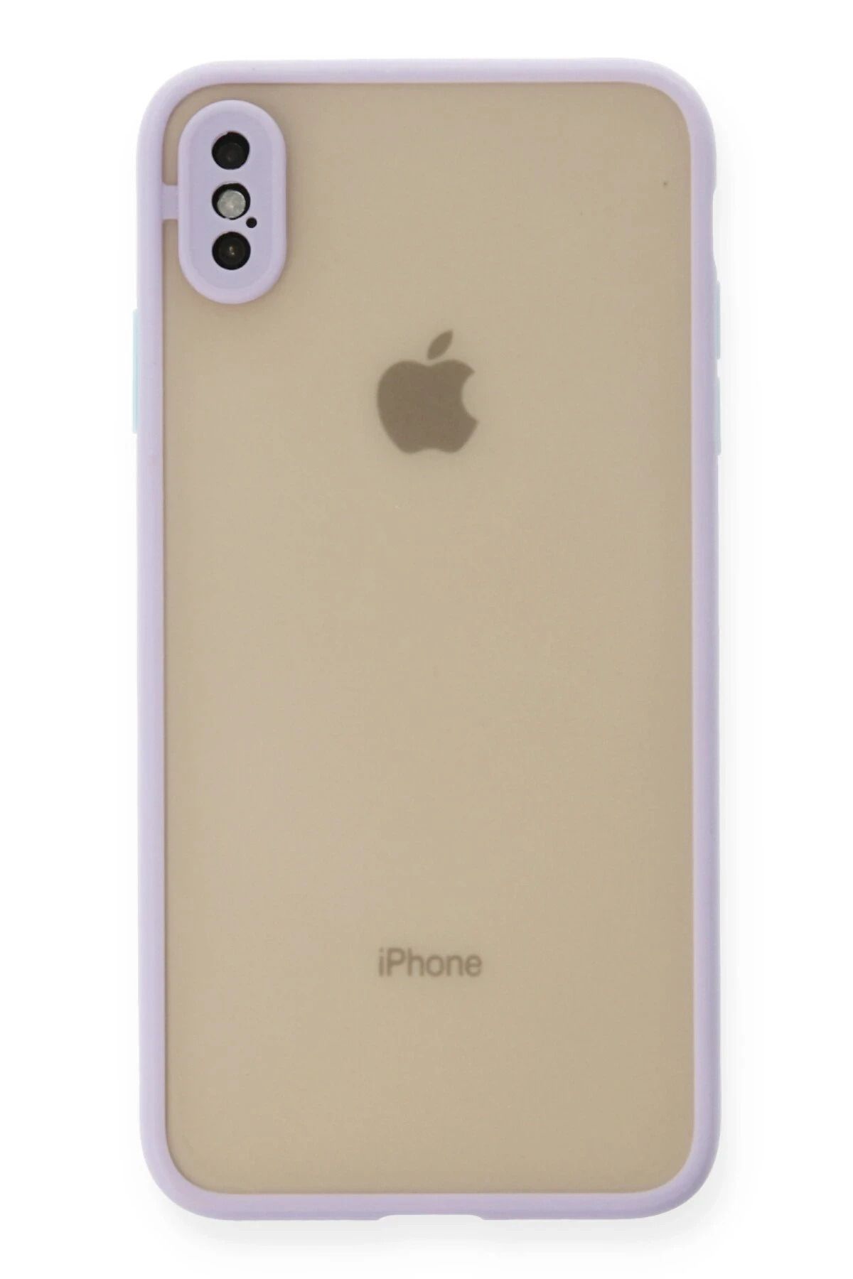 NewFace iPhone X Kılıf Montreal Silikon Kapak - Mor YNSMR