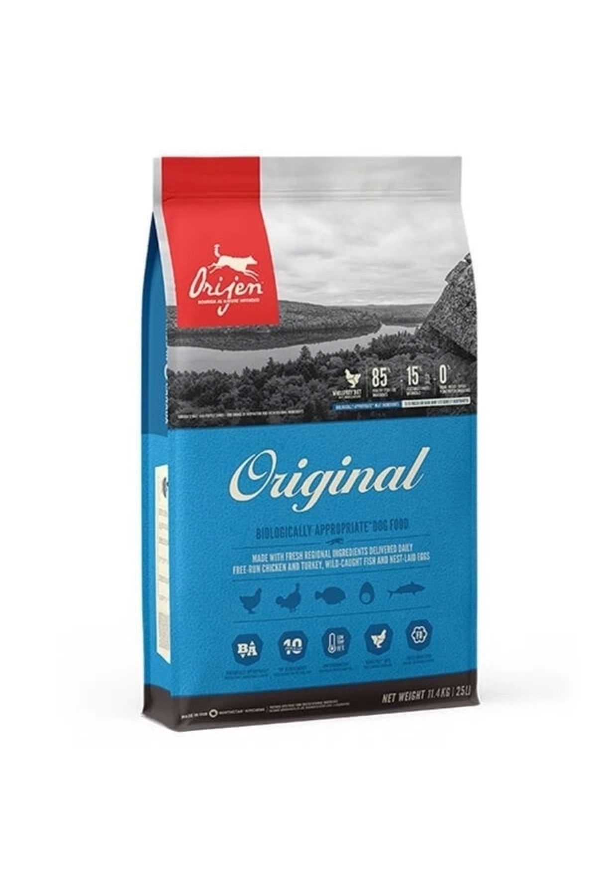 YNT İthalat Orijen Original Tahılsız Yetişkin Köpek Maması 11.4 Kg