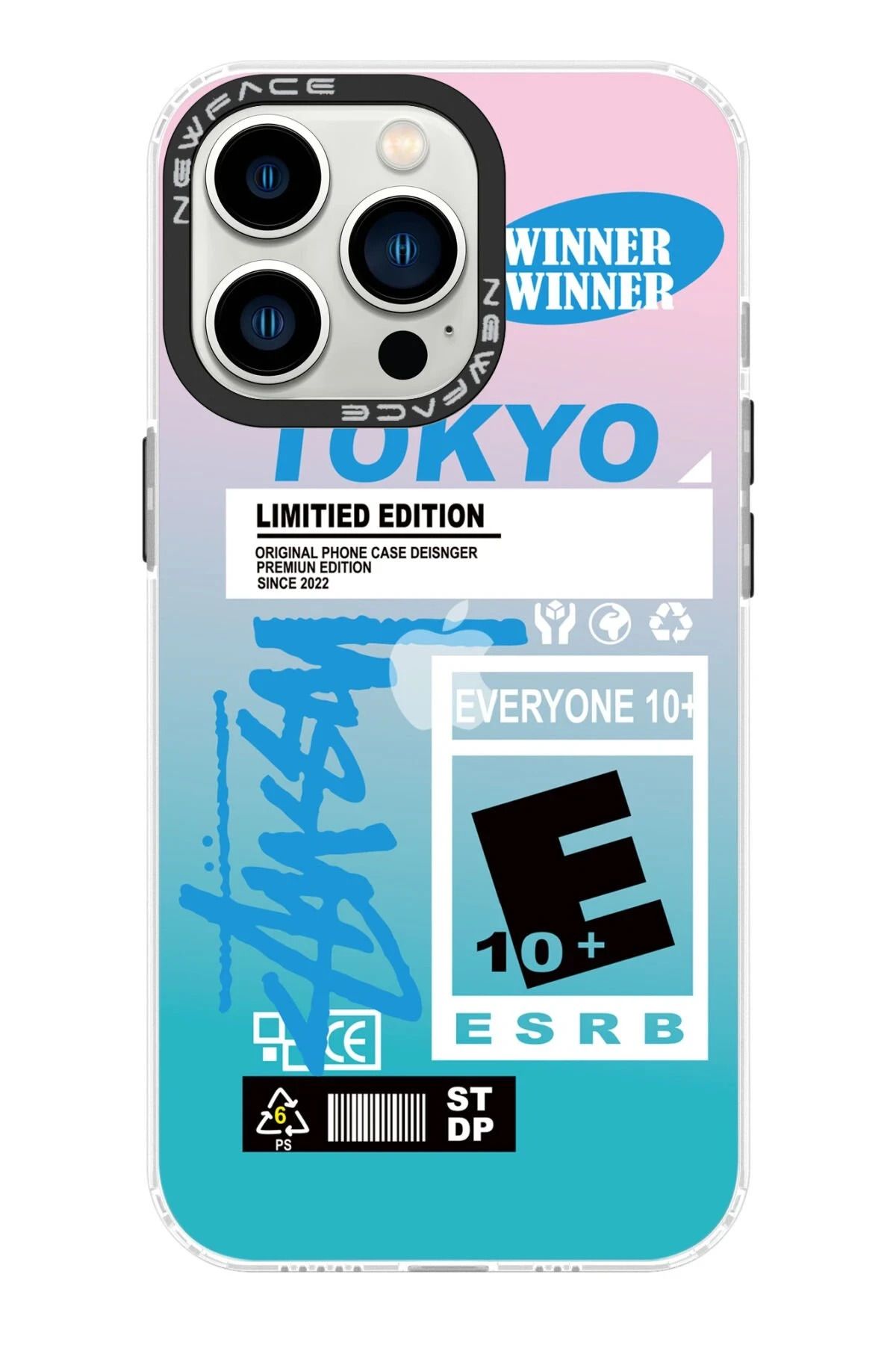 NewFace iPhone 14 Pro Max Kılıf Estoril Desenli Kapak - Estoril - 1 YNSMR