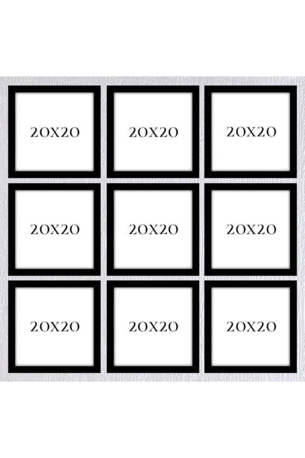 Elioure 20x20 Siyah Çerçeve (Postersiz) Bos1028, şık ve modern tasarım.