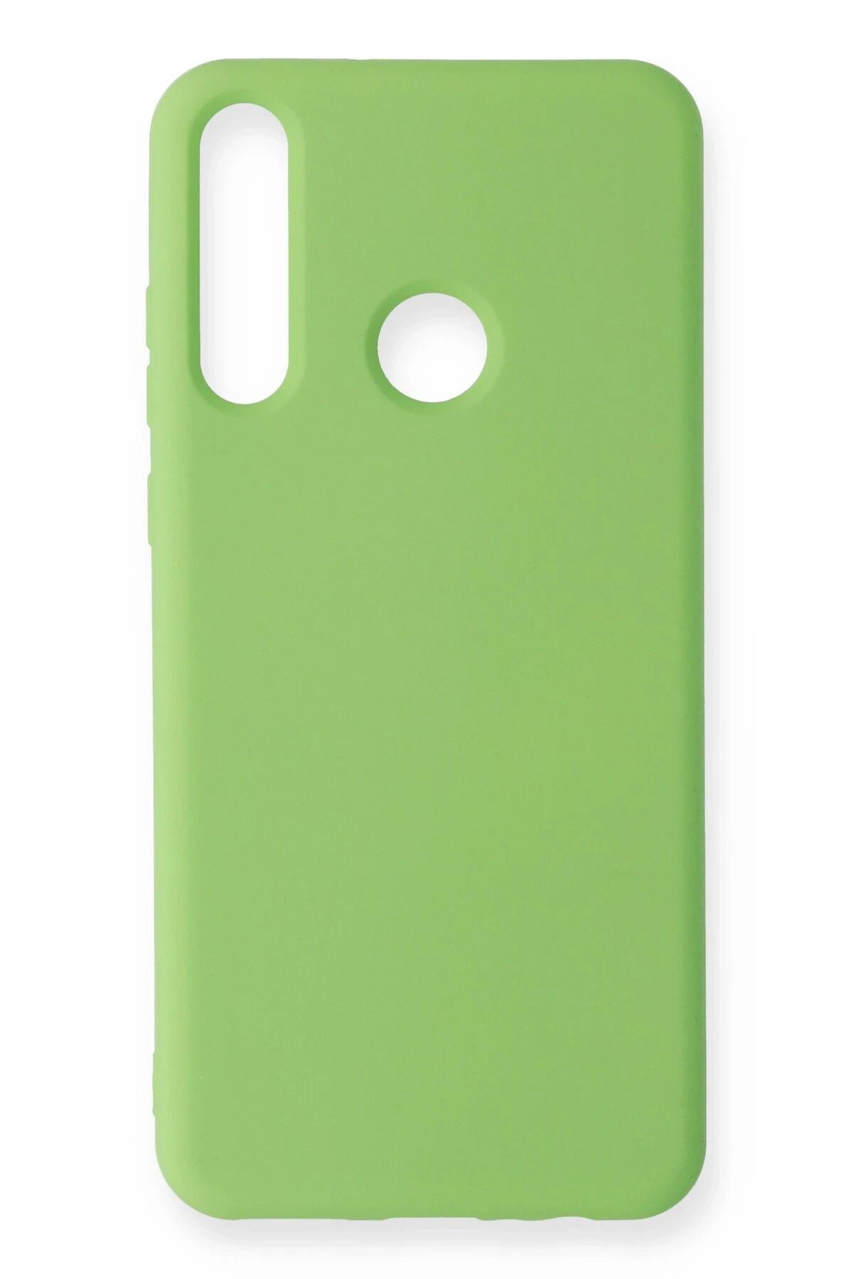 NewFace Huawei Y6P Kılıf Nano içi Kadife Silikon - Yeşil HNZRN
