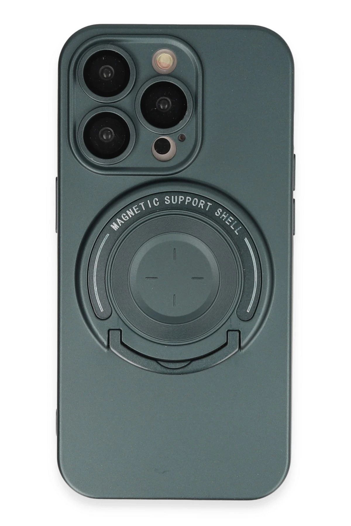 NewFace iPhone 14 Pro Kılıf Lukka Magneticsafe Kapak - Koyu Yeşil YNSMR