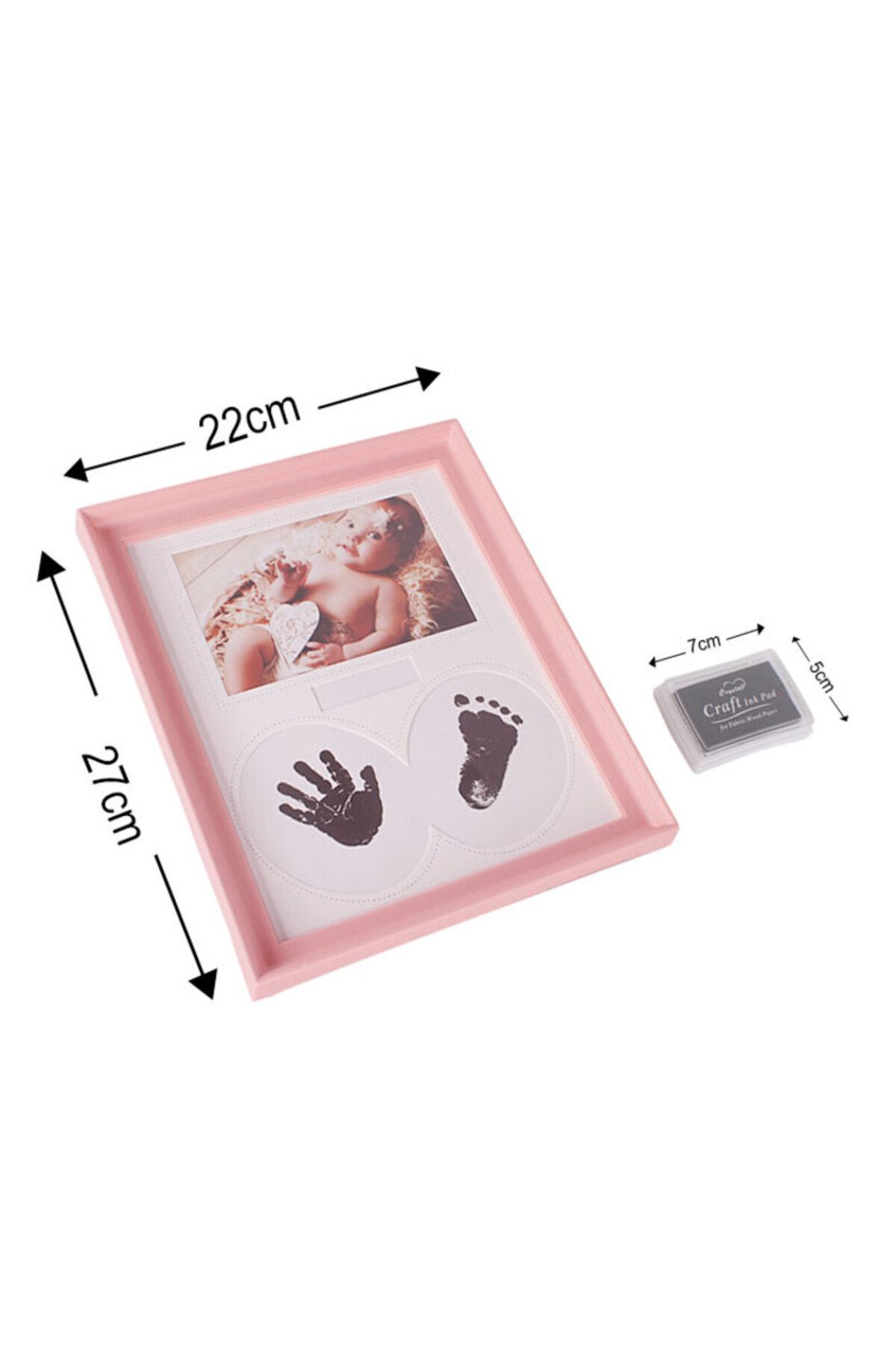 KALE PROMOSYON Bebek El ve Ayak İzi Fotoğraf Çerçevesi - 22x27cm