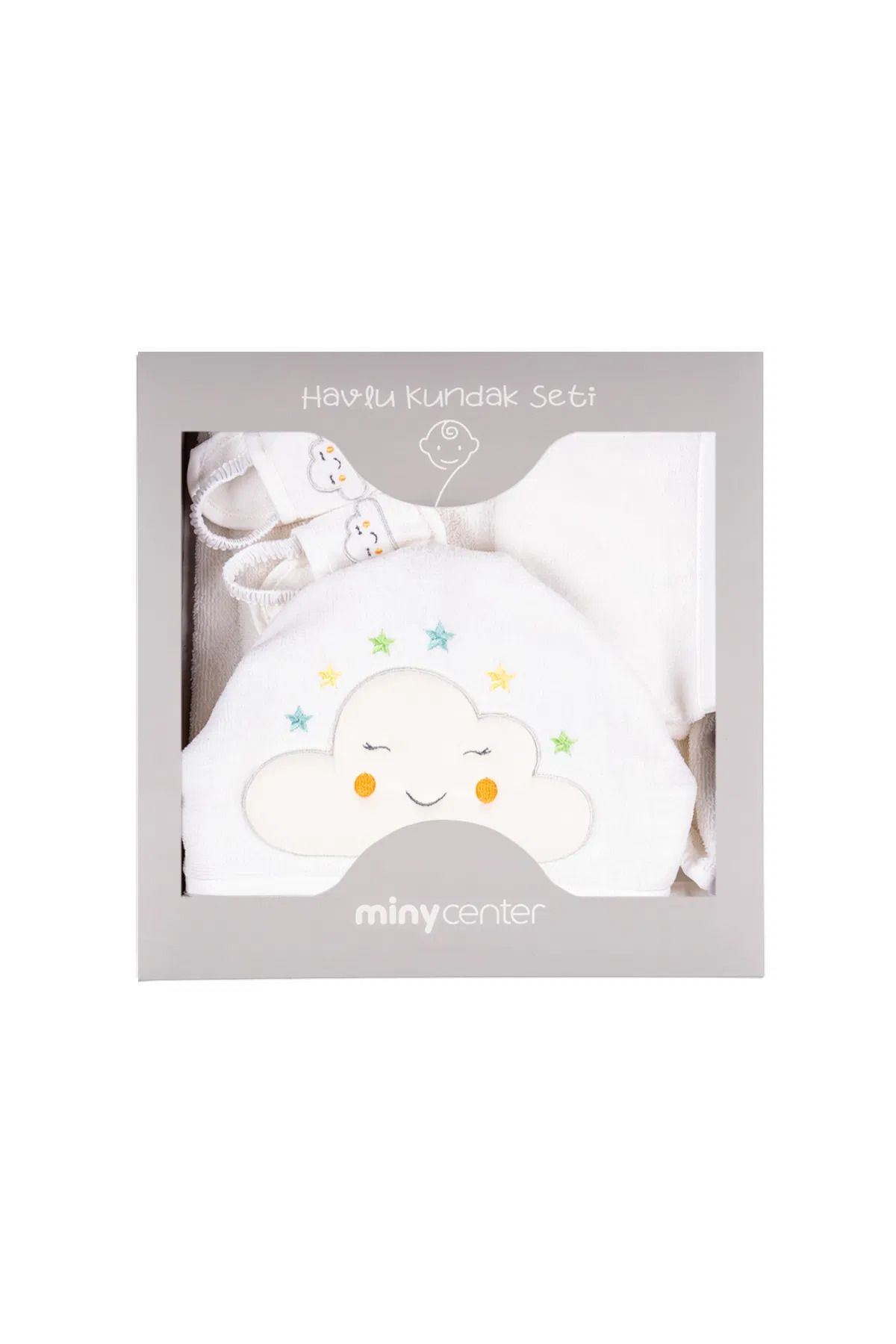 Miny Center Bebek Havlu 3'lü Set