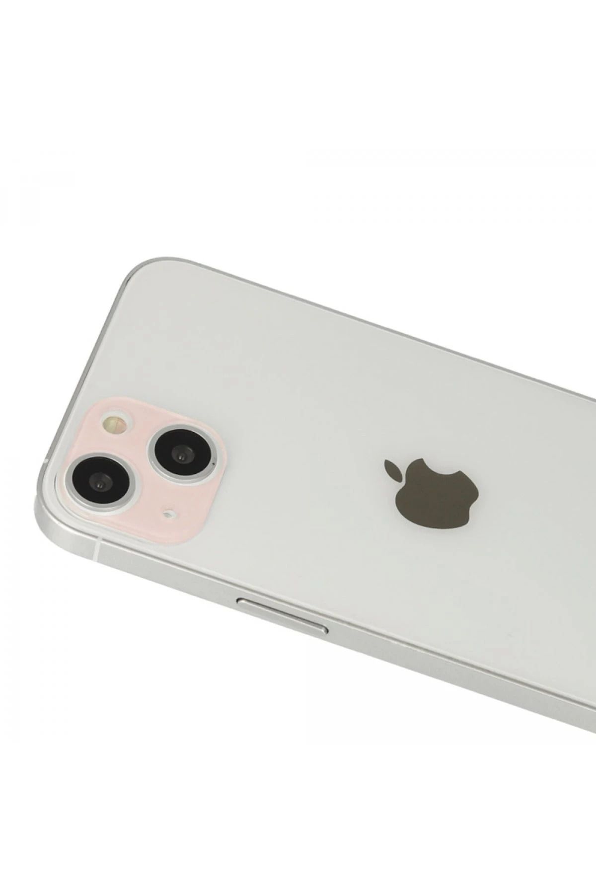 NewFace iPhone 13 Uyumlu Rainbow Kamera Lens Koruma Cam - Rose Gold ALMLA