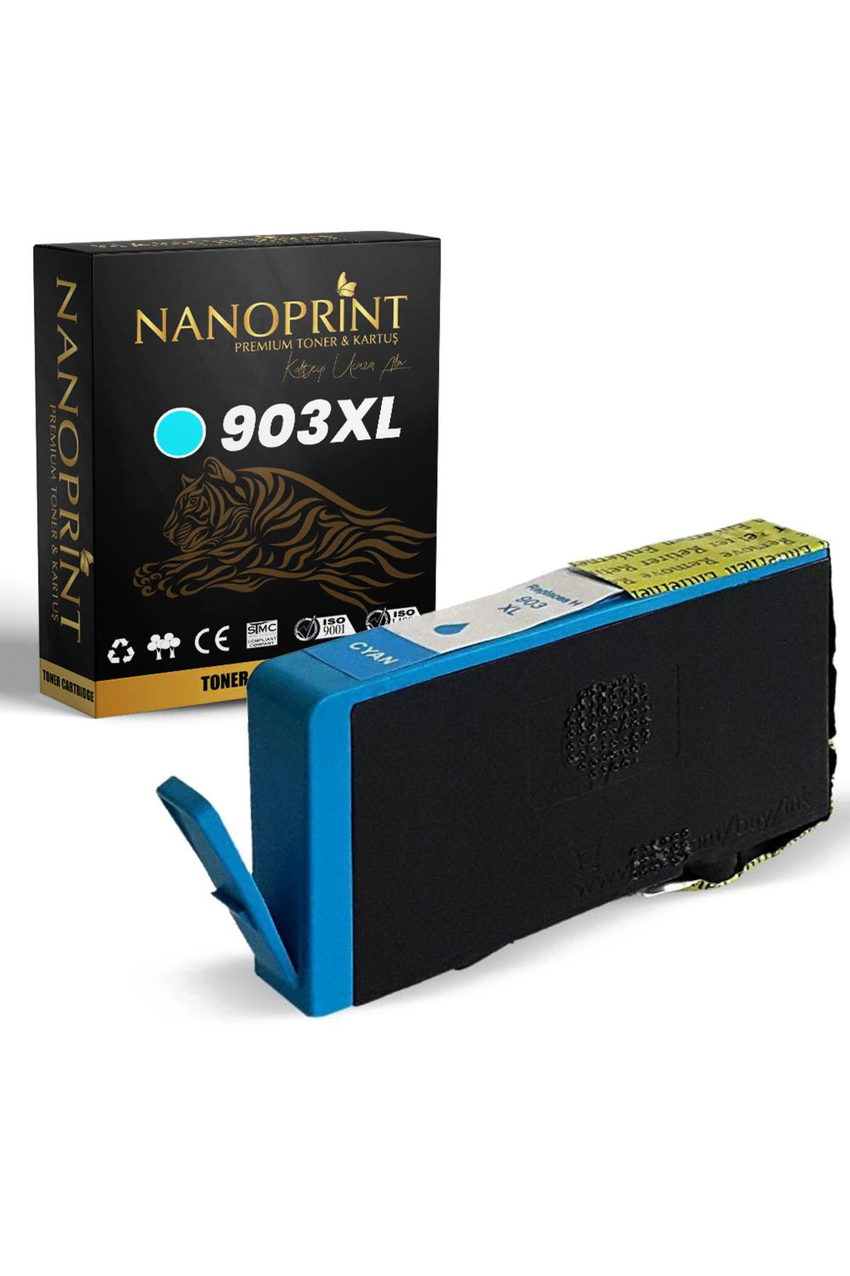 HP 903XL Mavi Muadil Kartuş /T6M03AE/Officejet Pro 6950/6960/6970