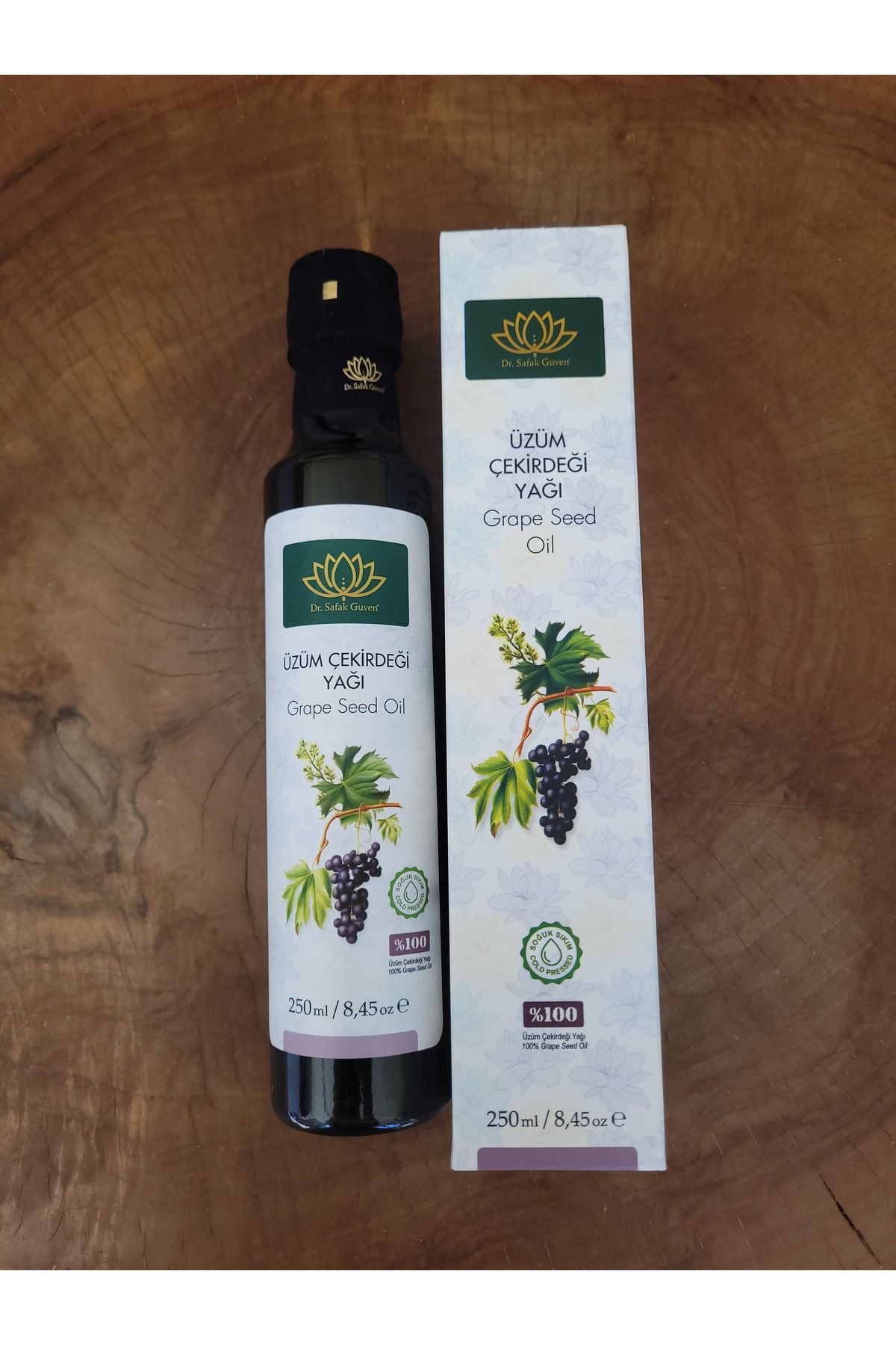 NATUREL SOĞUK SIKIM ÜZÜM ÇEKİRDEĞİ YAĞI 250 ML.