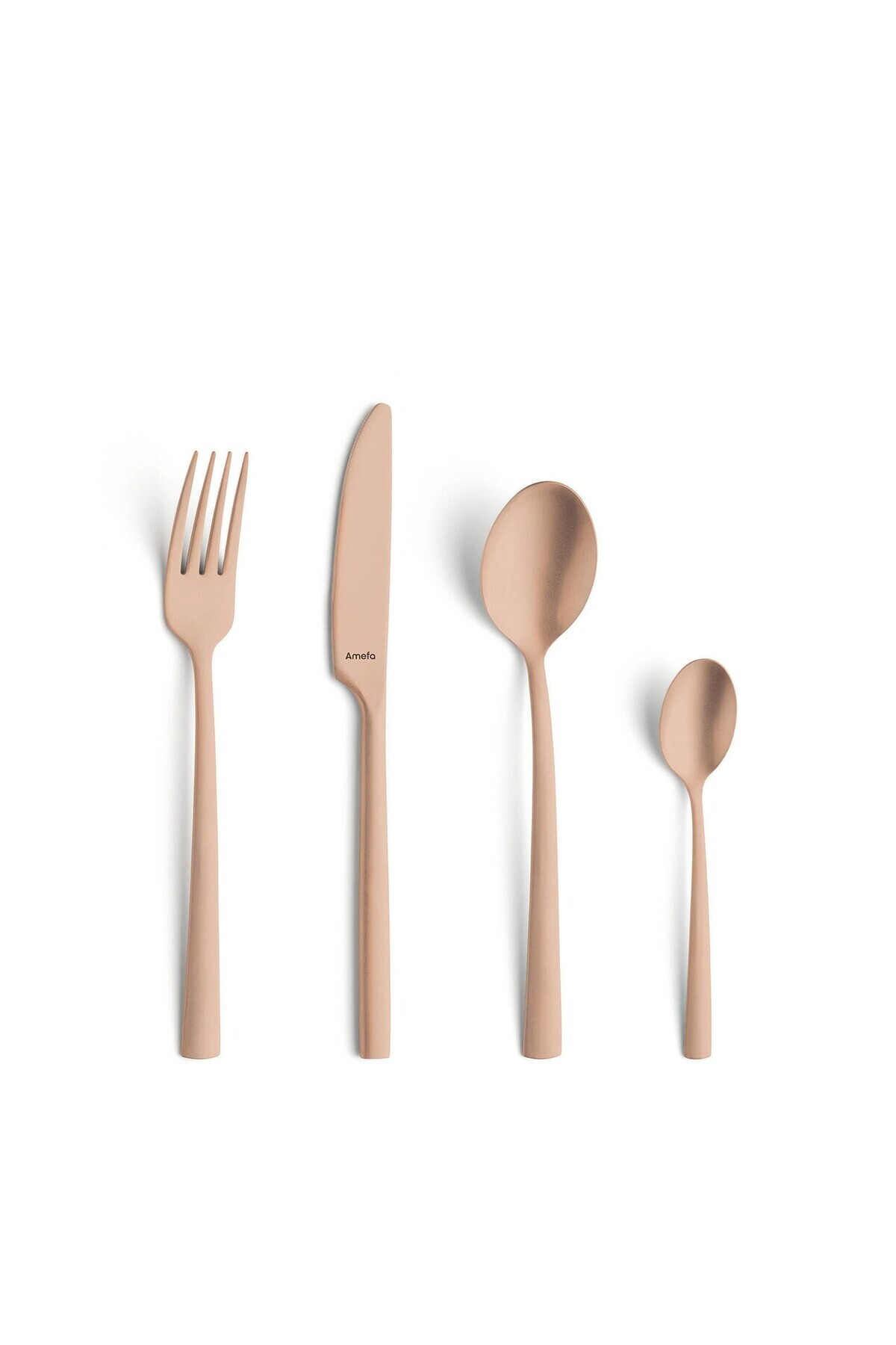 Amefa-16-piece cutlery set, Amefa, Manille PVD Copper, stainless steel, copper 2