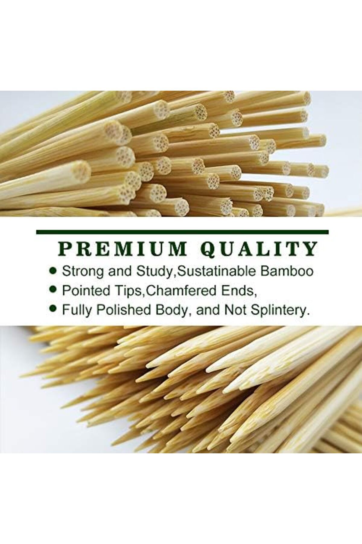 Generic-Natural Bamboo Skewers, Wooden Skewers, Skewer Sticks, Kebab Sticks, Short Skewers, Wooden Kebab Ske 5