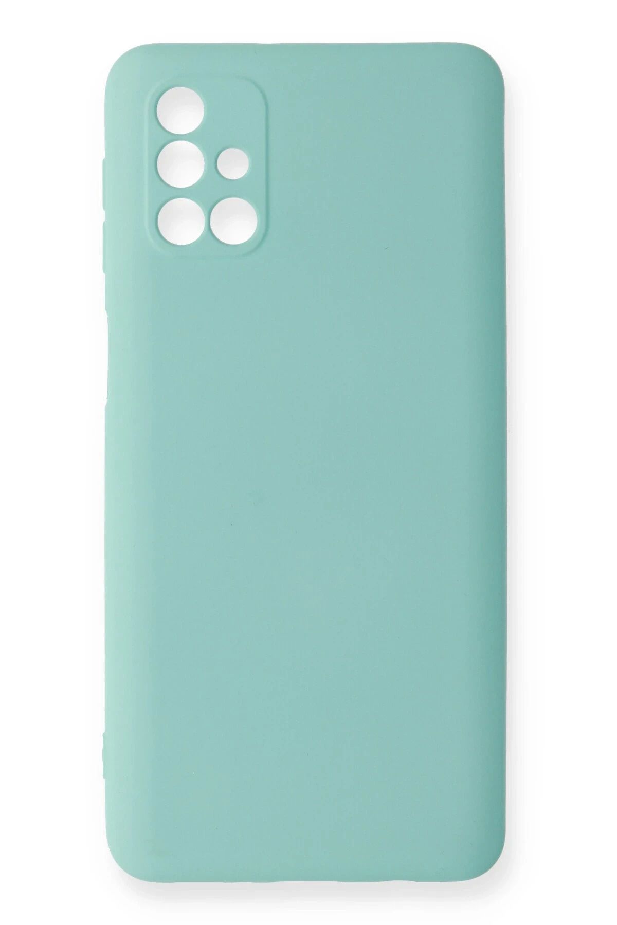 NewFace Galaxy M31S Uyumlu Kılıf Nano içi Kadife Silikon - Turkuaz