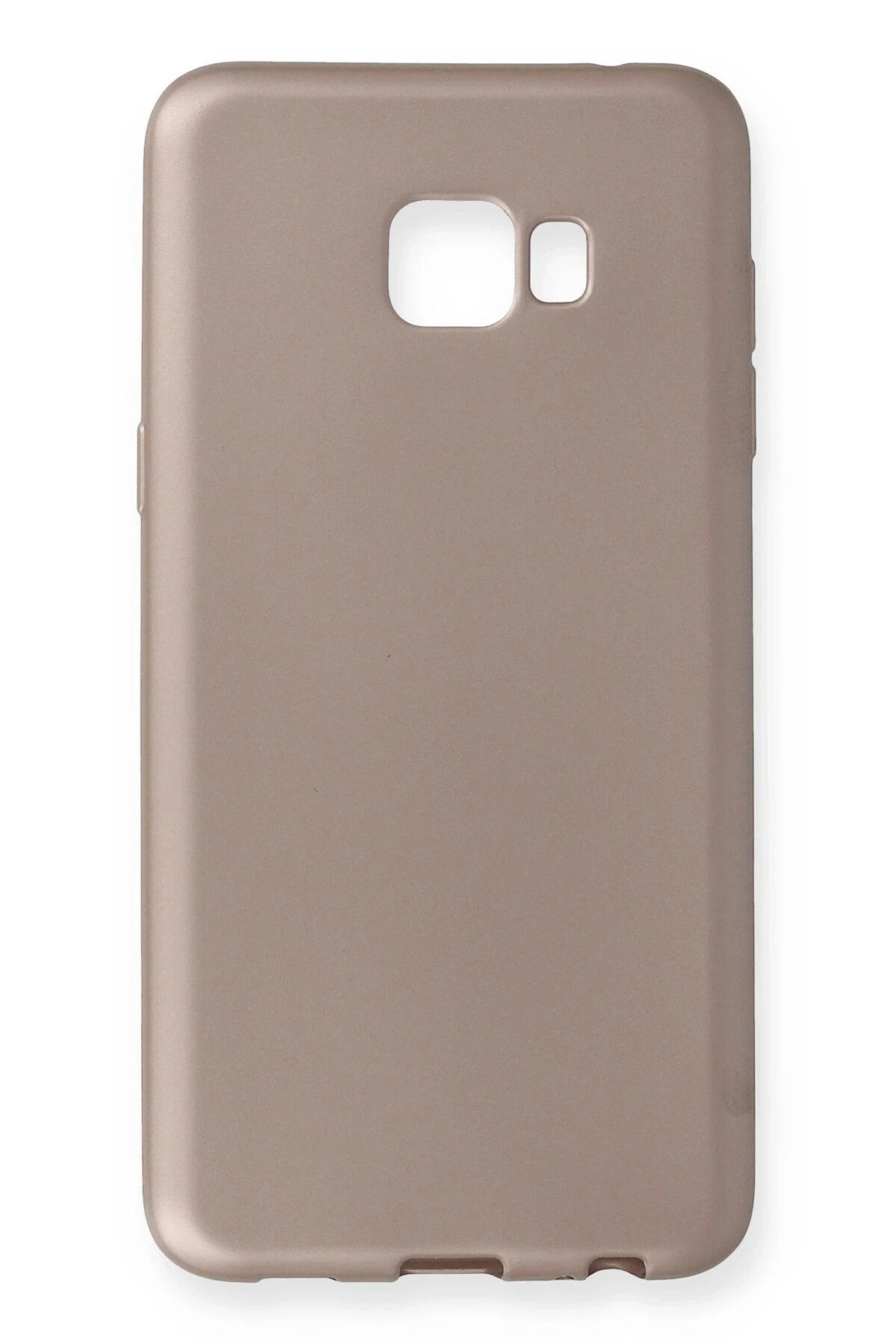 NewFace Samsung Galaxy C5 Pro Kılıf First Silikon - Rose Gold INSLM