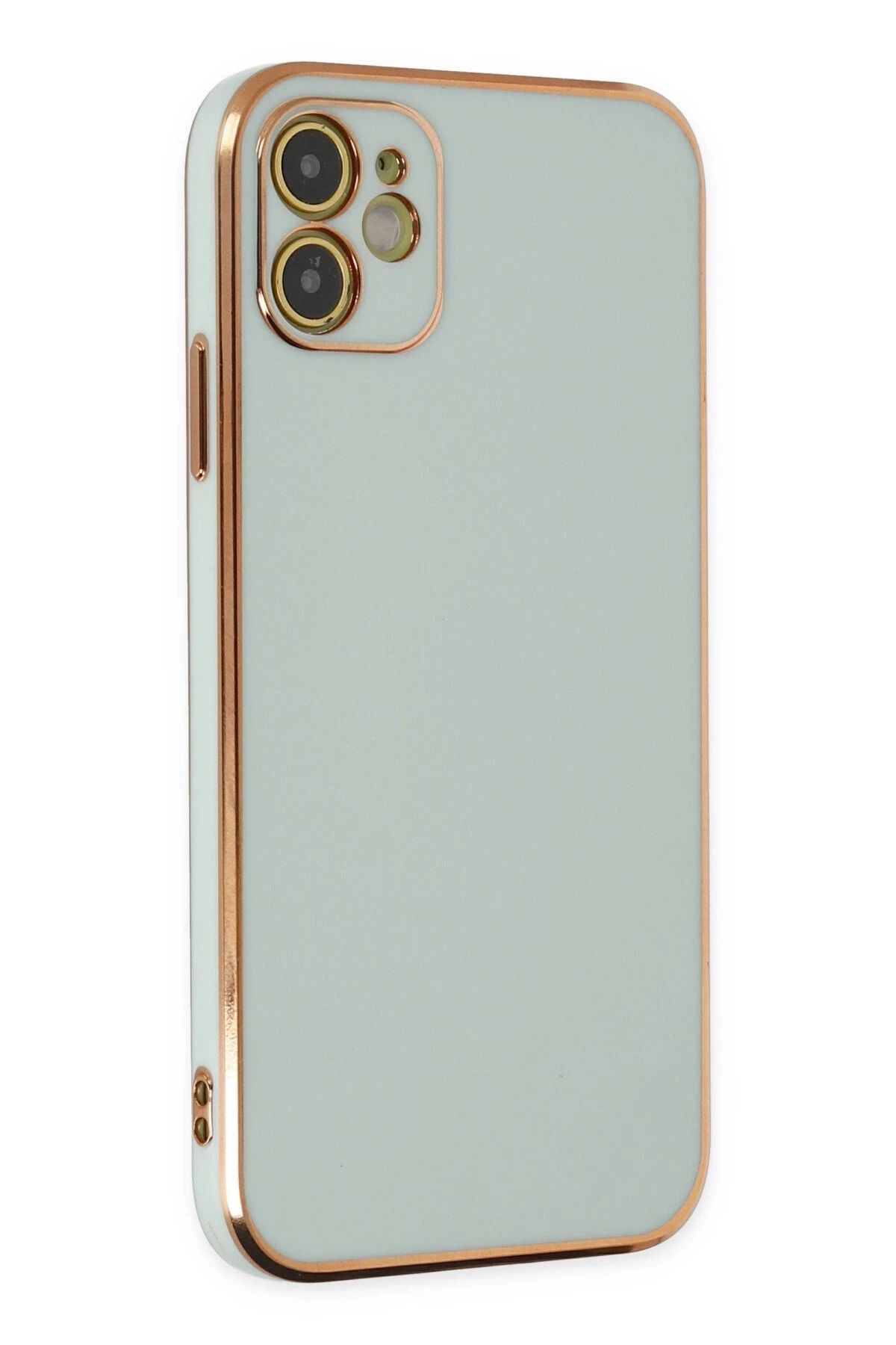 NewFace iPhone 11 Kılıf Volet Silikon - Açık Yeşil JOJUA