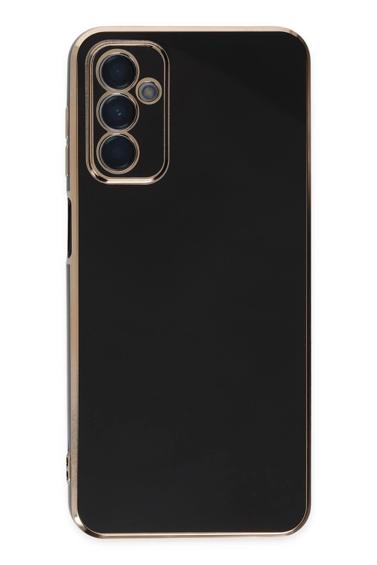 NewFace Samsung Galaxy A04S Kılıf Volet Silikon - Siyah JOJUA