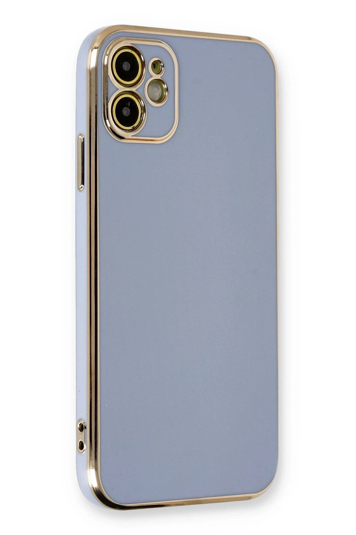 NewFace iPhone 11 Kılıf Volet Silikon - Mavi YNSMR