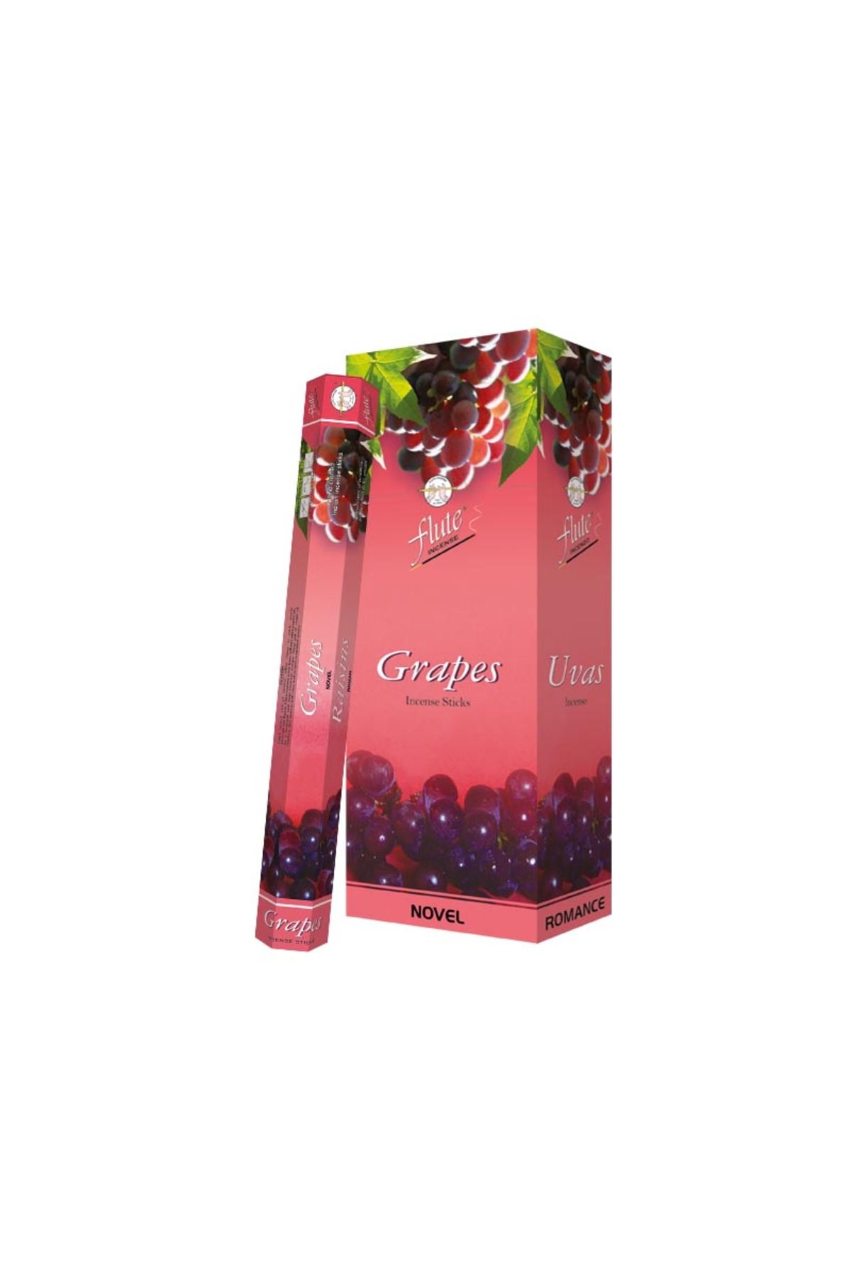Flute ÇUBUK TÜTSÜ ÜZÜM HEXA (GRAPES) 6*20=120 ÇUBUK