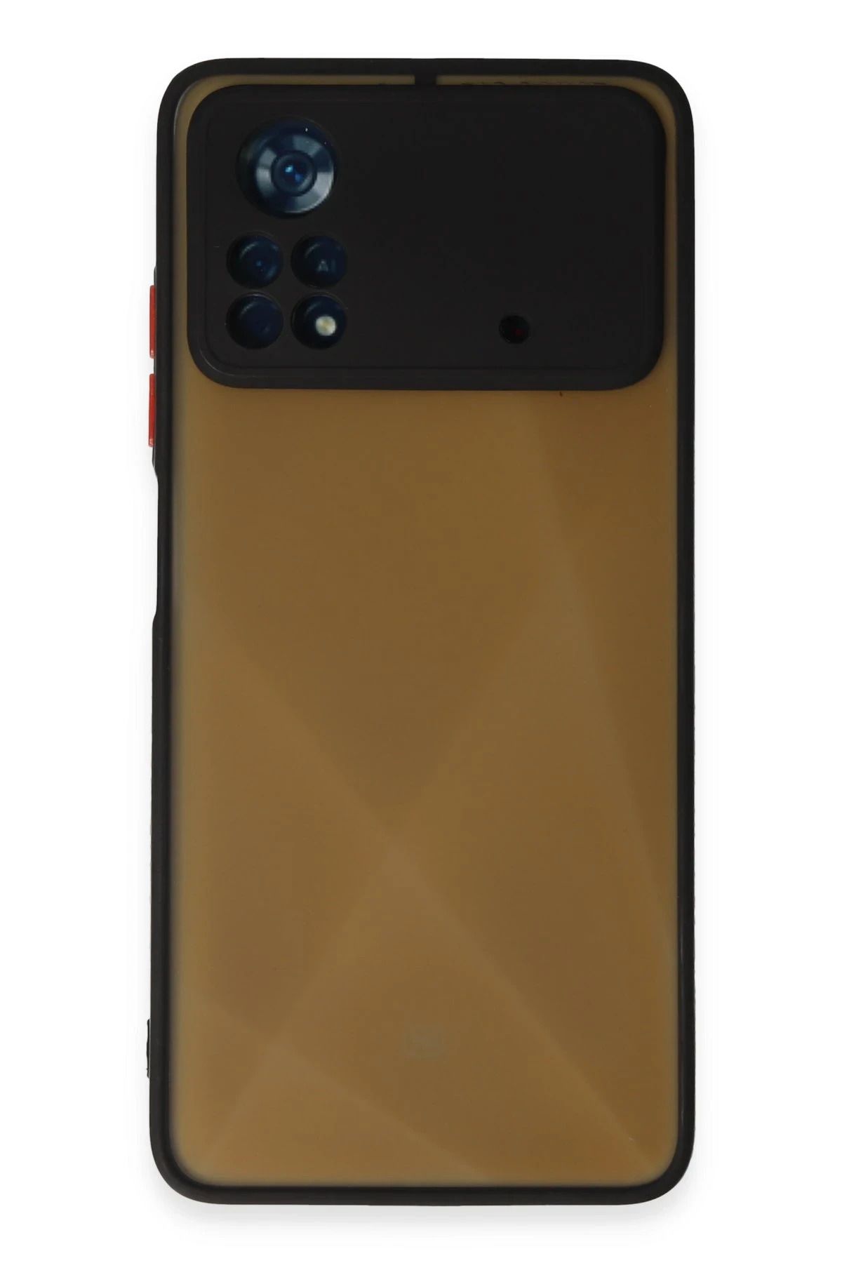 NewFace Xiaomi Poco X4 Pro 5G Kılıf Montreal Silikon Kapak - Siyah HNZRN