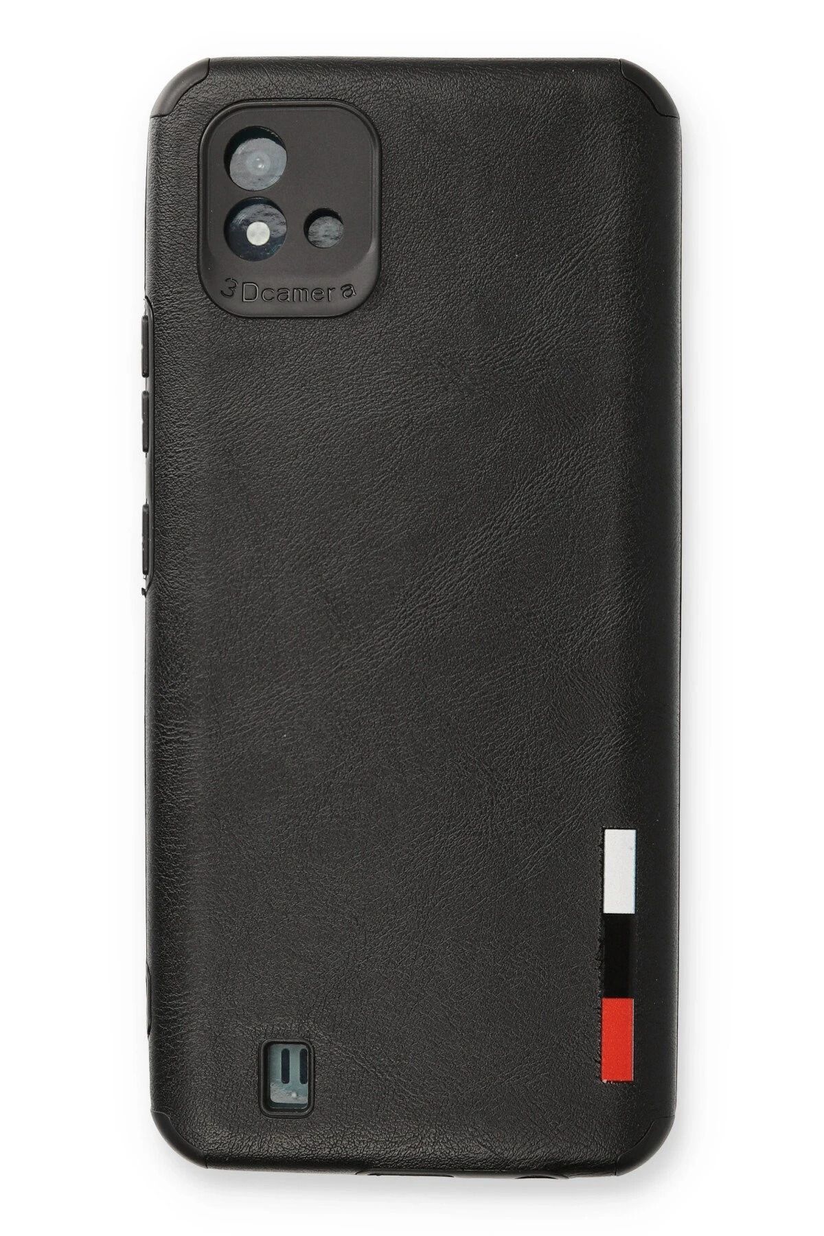 NewFace Realme C11 2021 Kılıf Loop Deri Silikon - Siyah BSTMY
