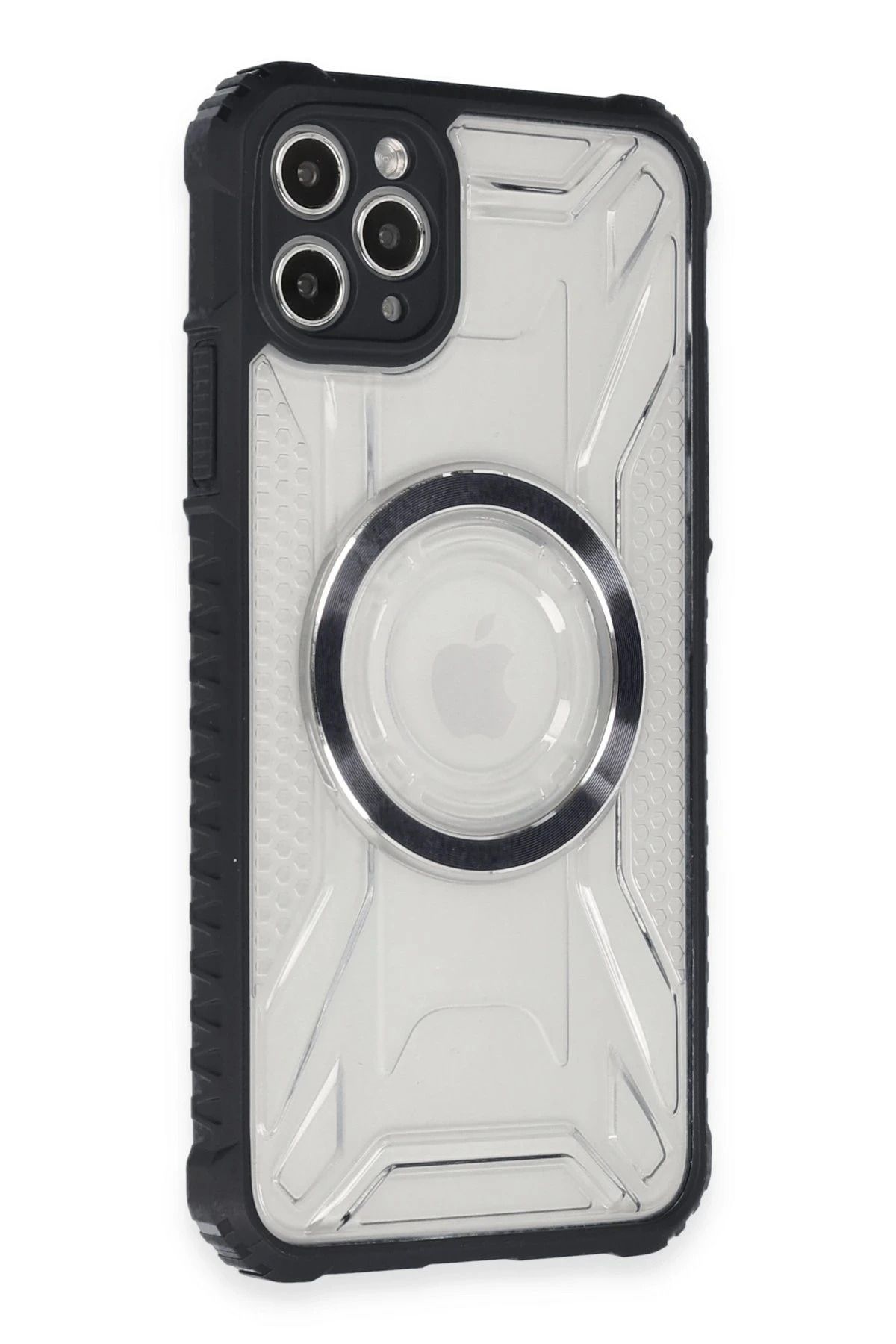 NewFace iPhone 11 Pro Kılıf Prag Magneticsafe Kapak - Siyah JOJUA