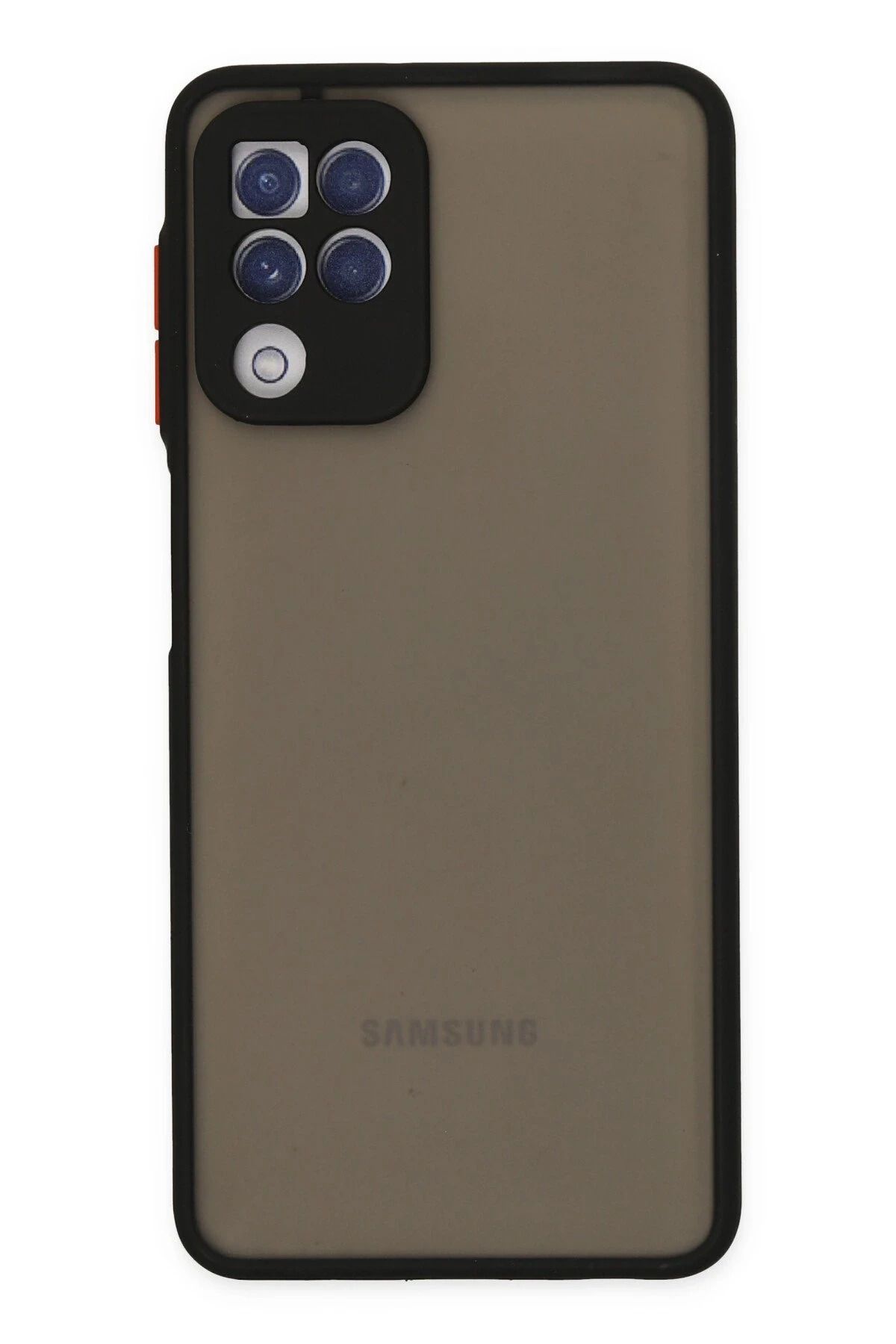NewFace Samsung Galaxy A22 Kılıf Montreal Silikon Kapak - Siyah BSTMY