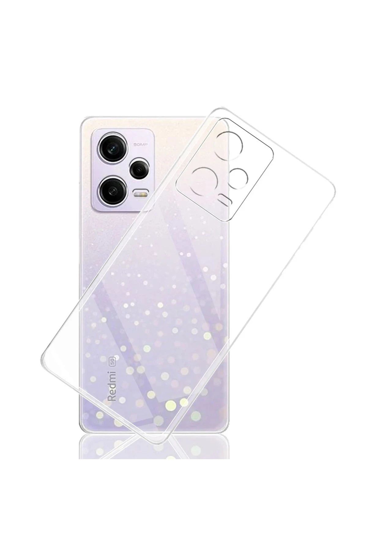 NewFace Xiaomi Redmi Note 12 Pro 5G Kılıf Lüx Şeffaf Silikon JOJUA