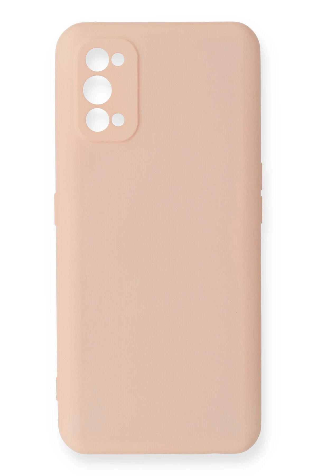 NewFace Realme 7 Pro Kılıf Nano içi Kadife Silikon - Pudra JOJUA