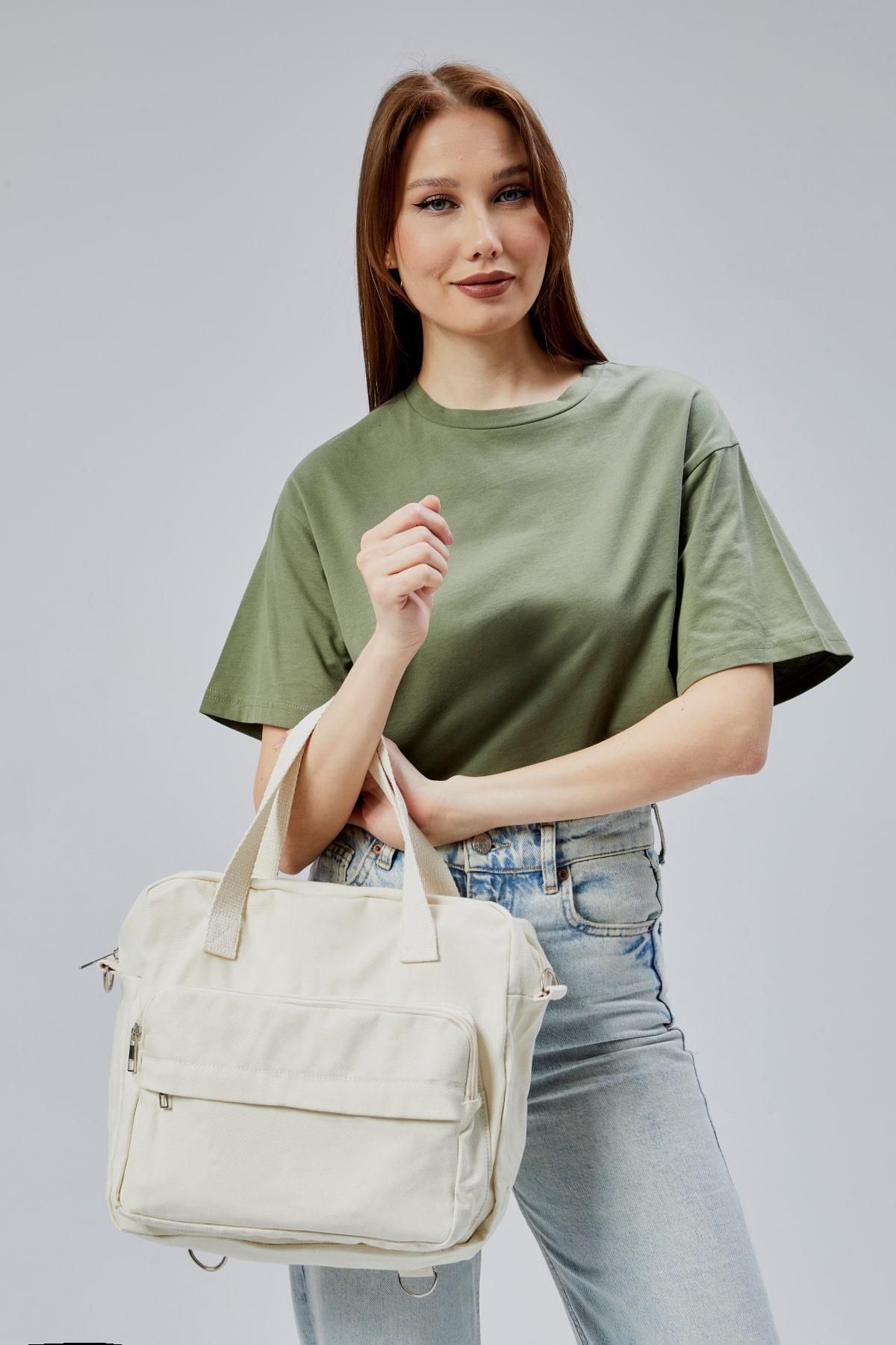 Çınar Bez Çanta Nora Bag Ekru