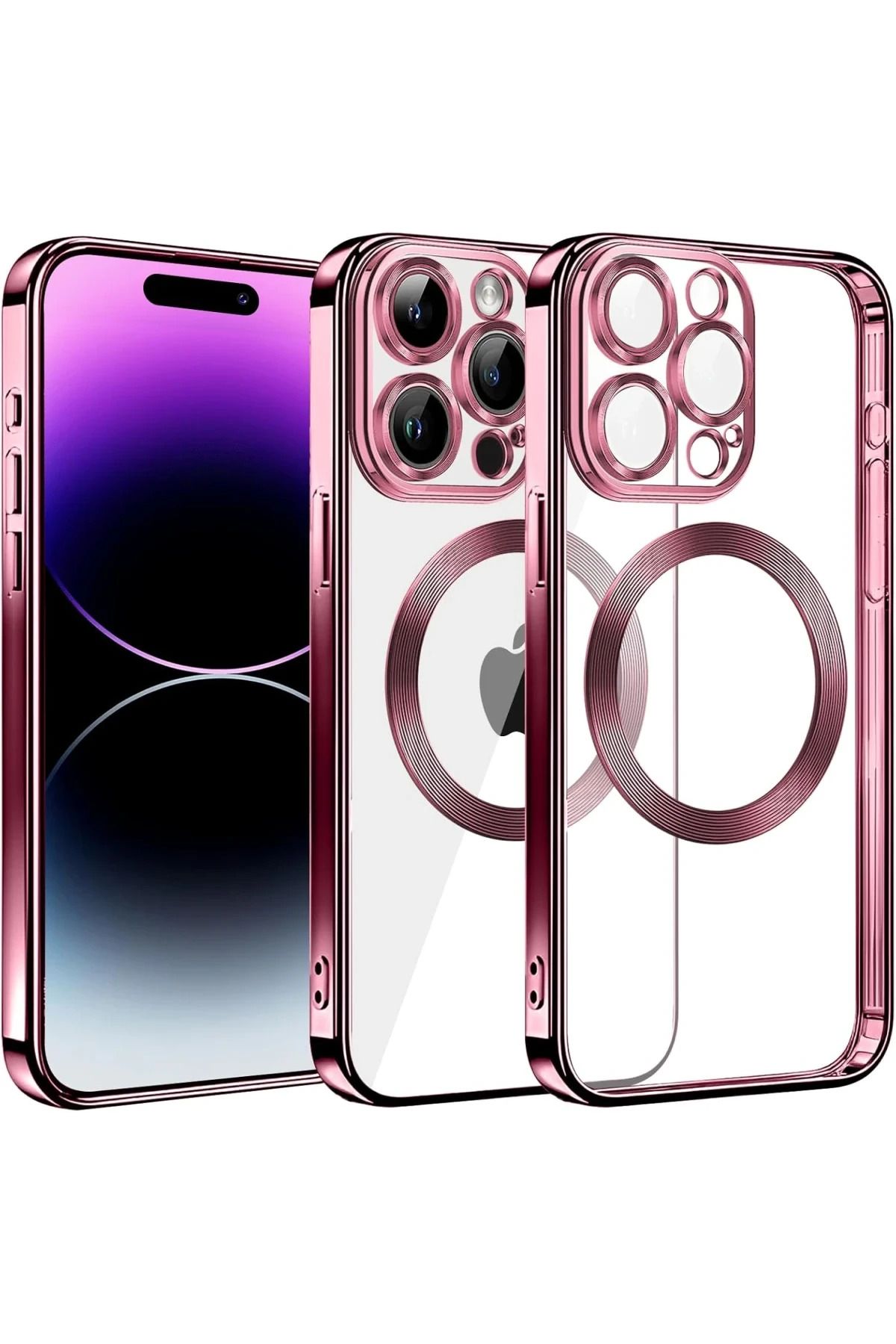Zipax Apple iPhone 13 Pro Max Kılıf Kamera Korumalı Silikon Kapak Azn-Slot