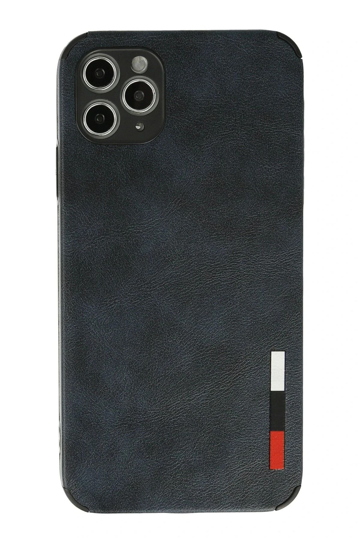 NewFace iPhone 11 Pro Max Kılıf Loop Deri Silikon - Lacivert NRMSA