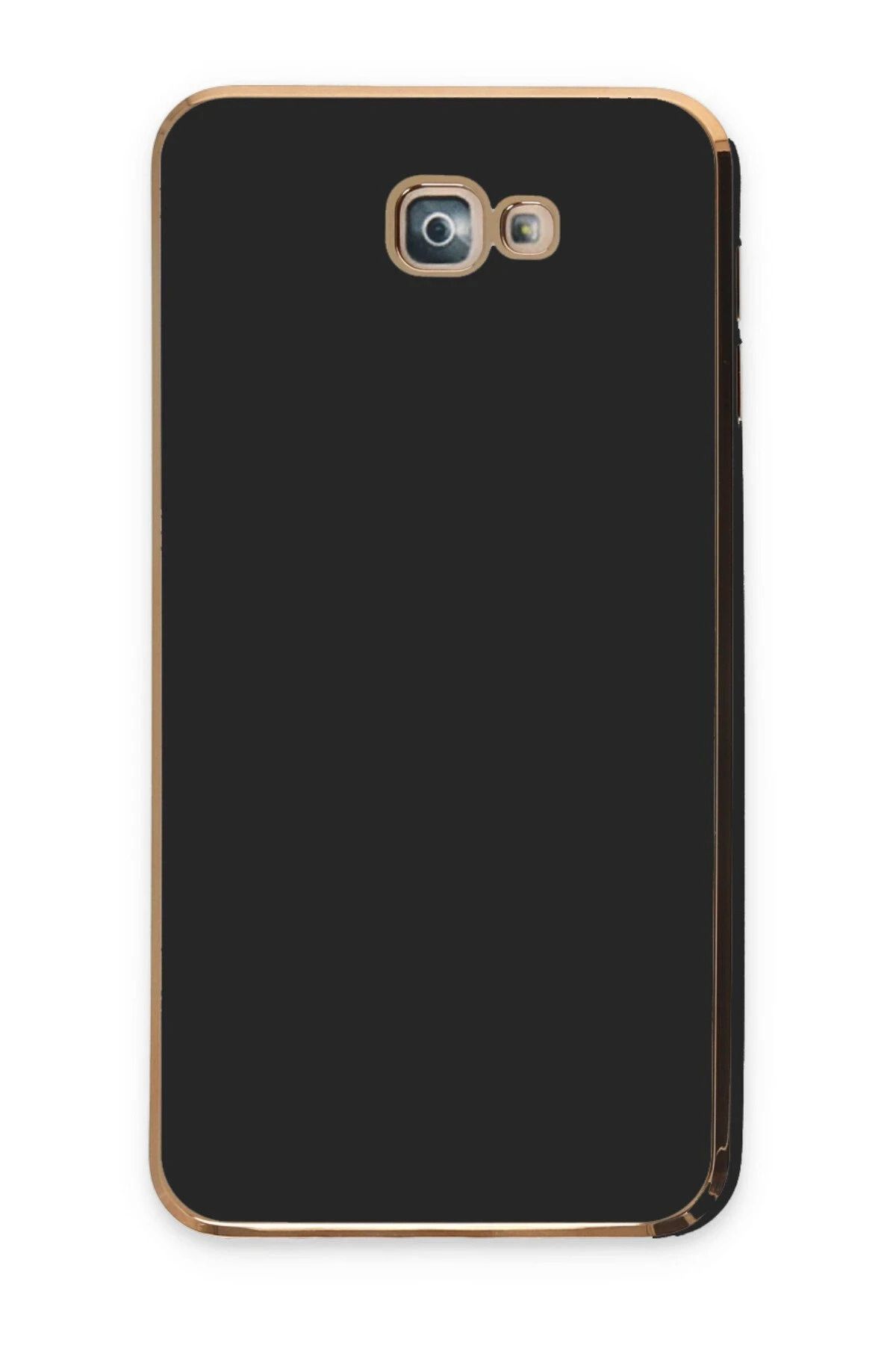 NewFace Samsung Galaxy J7 Prime Kılıf Volet Silikon - Siyah GLSTD