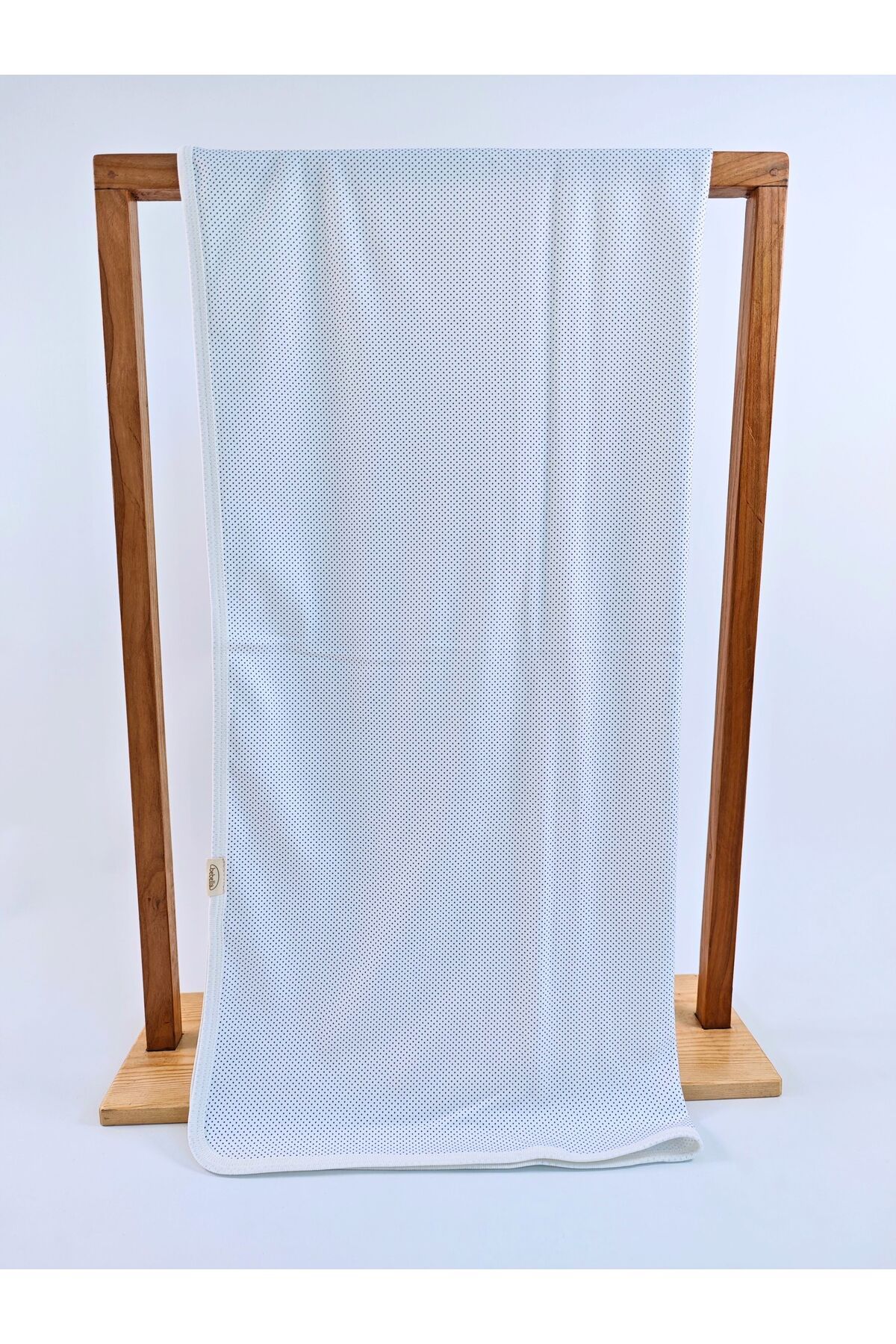 Bebella Desenli %100 Pamuklu Tek Katlı Bebek Battaniyesi 90x85cm Kız/Erkek Kundak Mevsimlik Çok Amaçlı Örtü