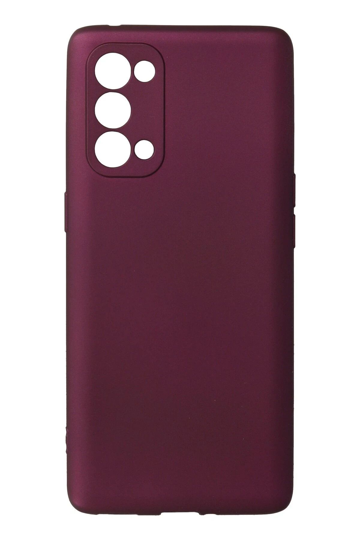 NewFace Reno 5 Kılıf First Silikon - Mürdüm JOJUA