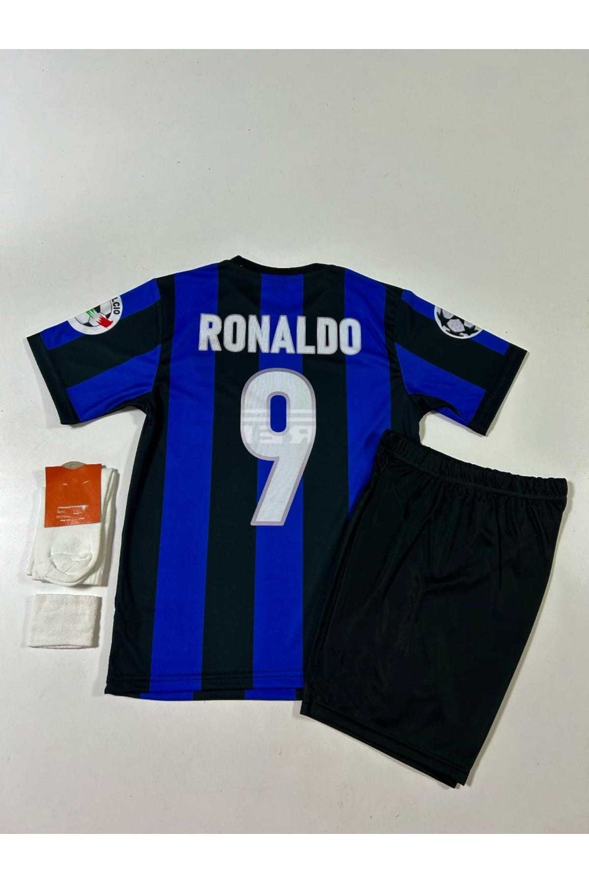 feriköy İ.N.T.E.R. RONALDO NAZARİO NOSTALJİ ÇOCUK FORMASI 4'LÜ SET