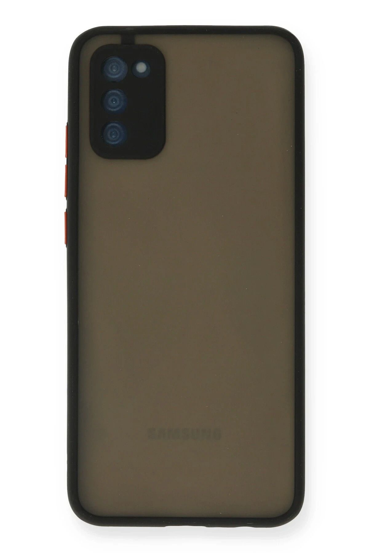NewFace Samsung Galaxy A02S Kılıf Montreal Silikon Kapak - Siyah HNZRN